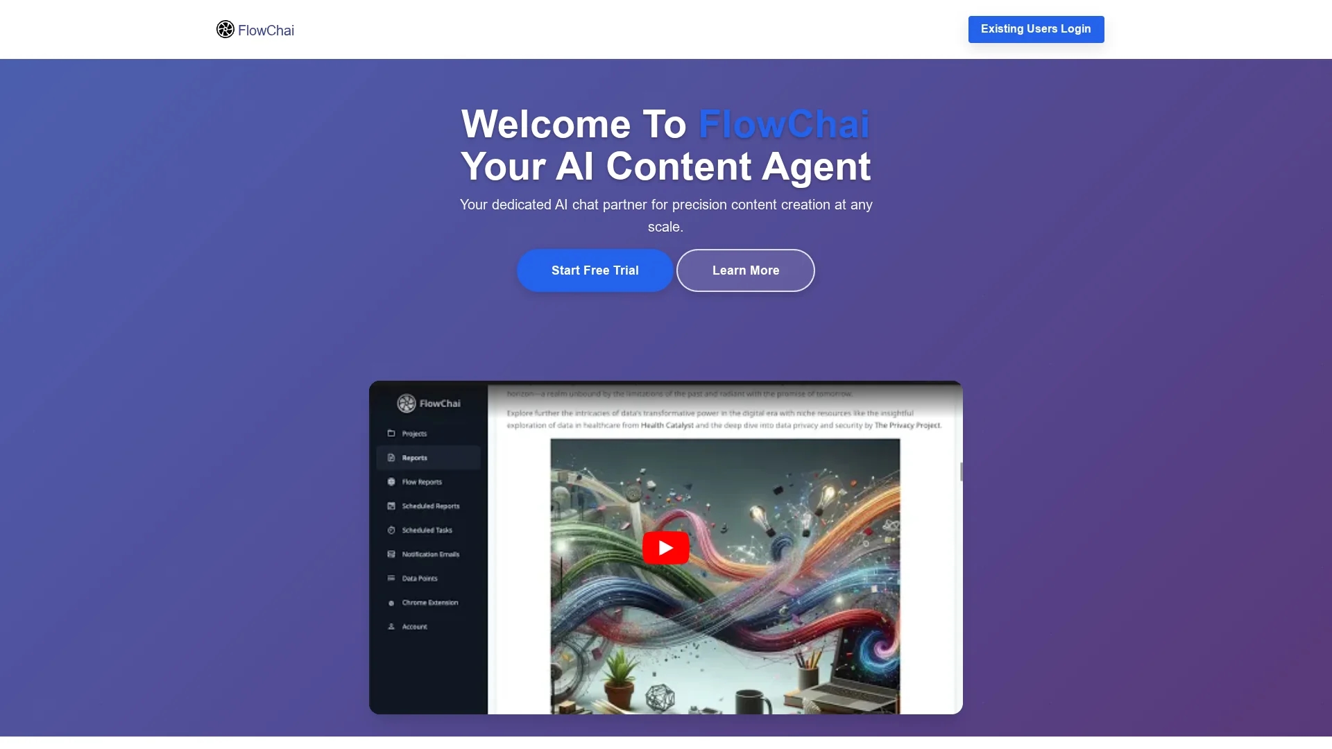 flowchai homepage