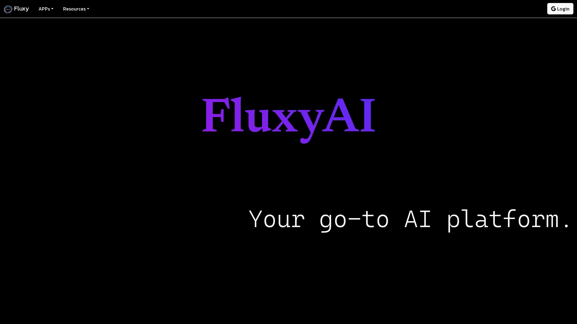 fluxy-ai homepage