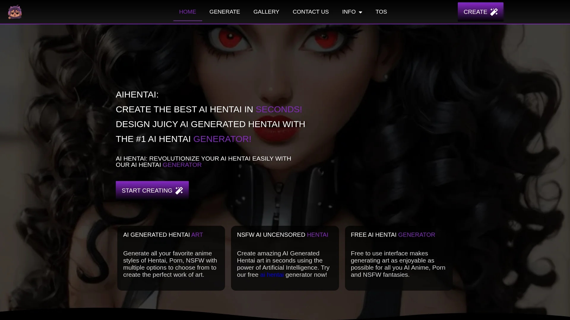 free-ai-hentai-generator homepage