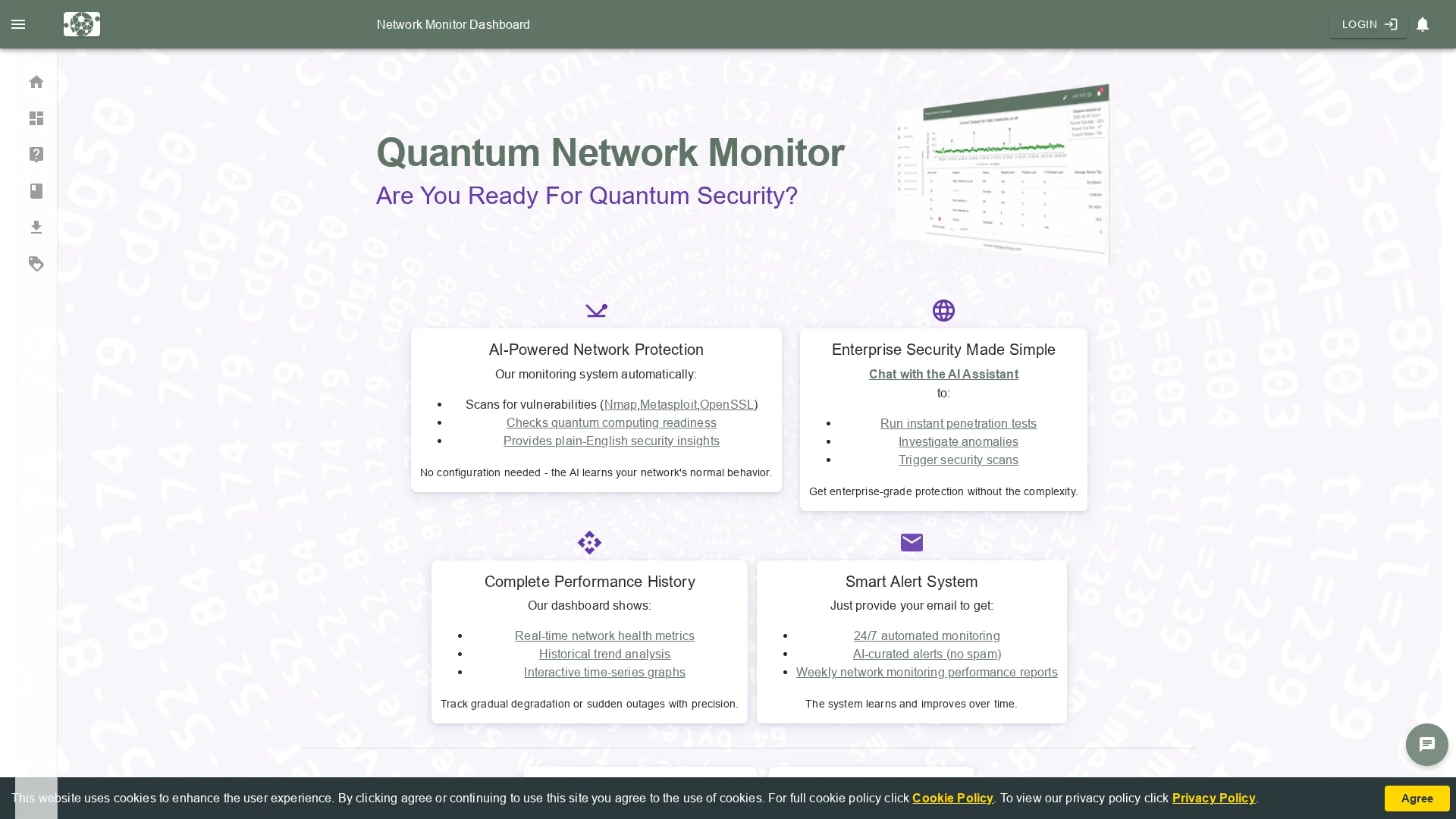 free-network-monitor homepage