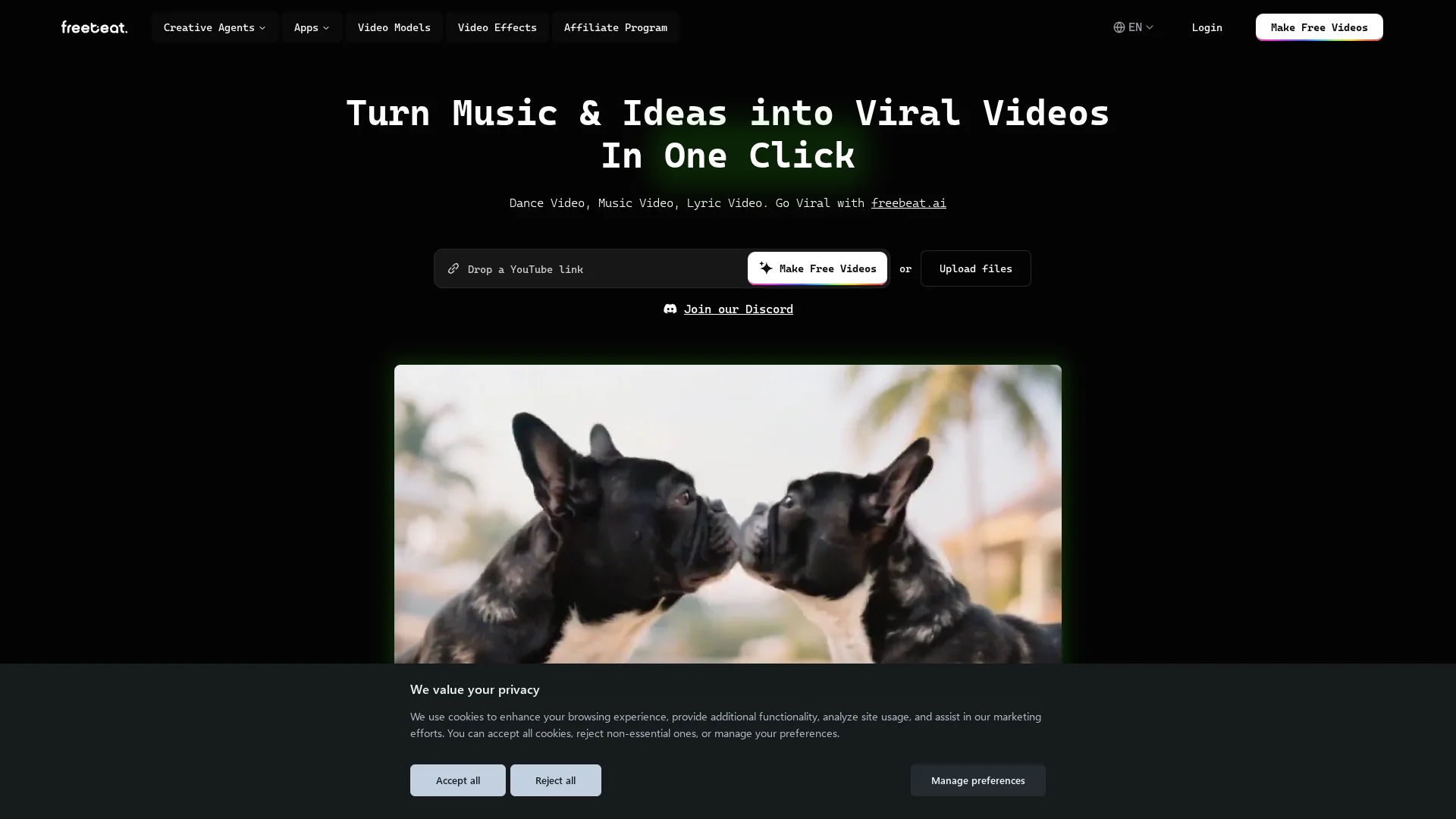 freebeat homepage