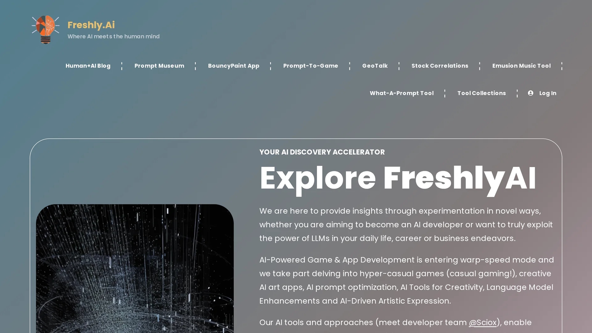 freshly-ai homepage