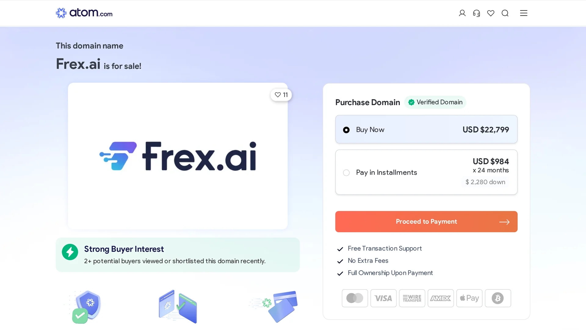 frex homepage