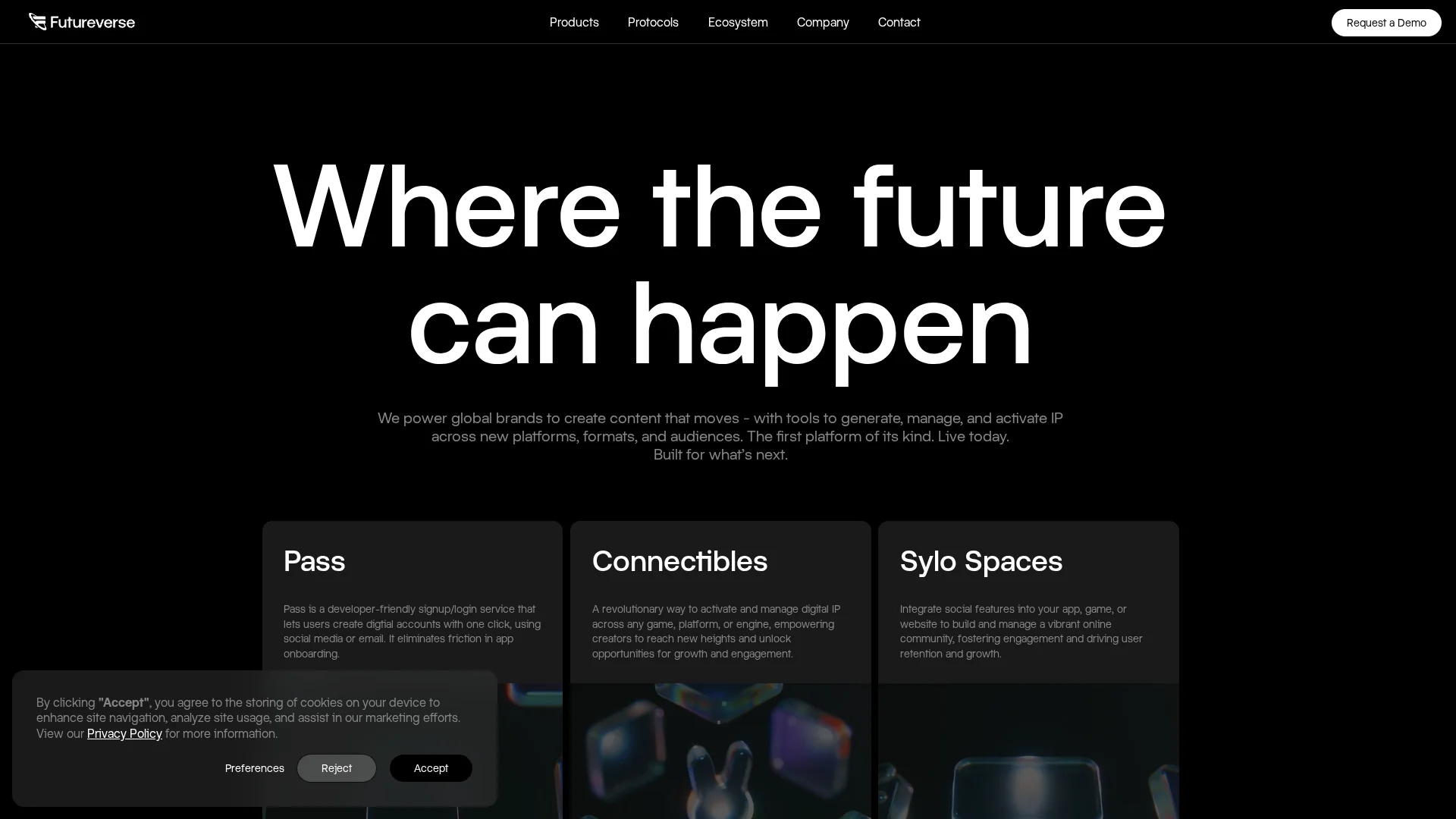futureverse-com homepage