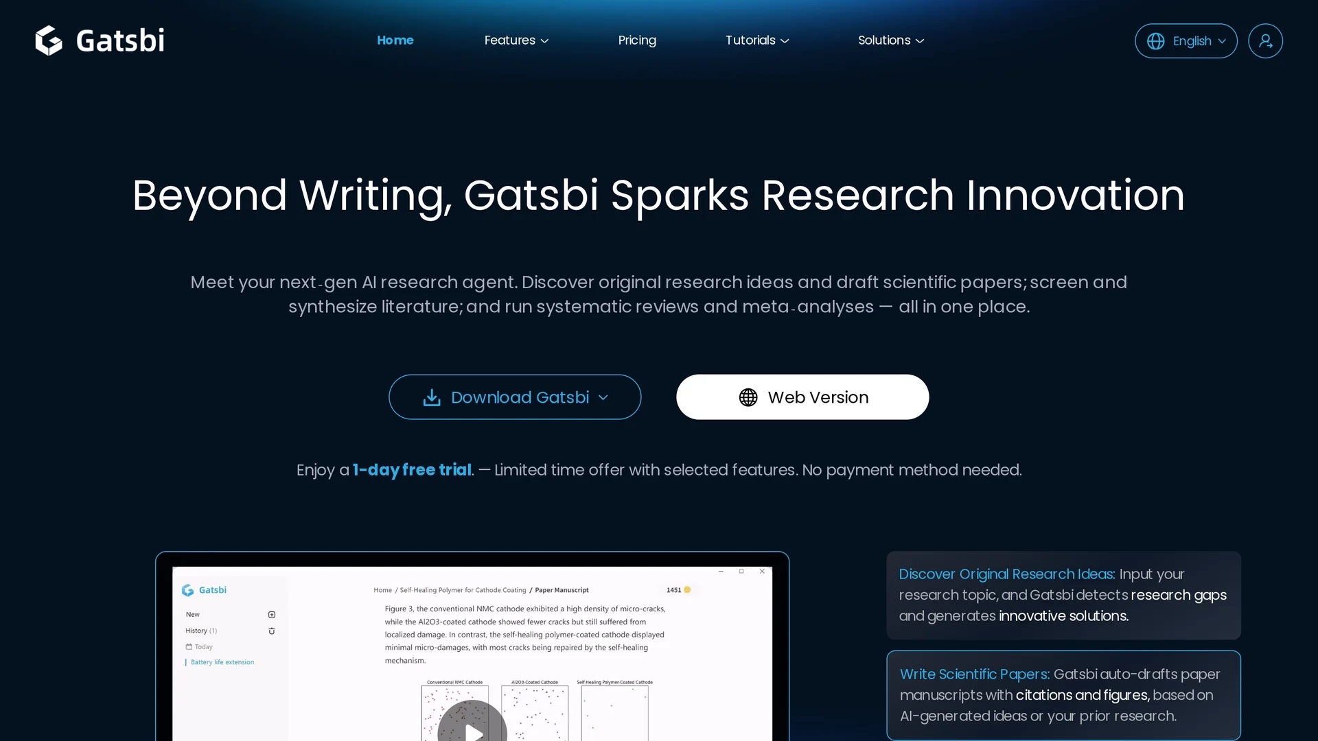 gatsbi-ai homepage