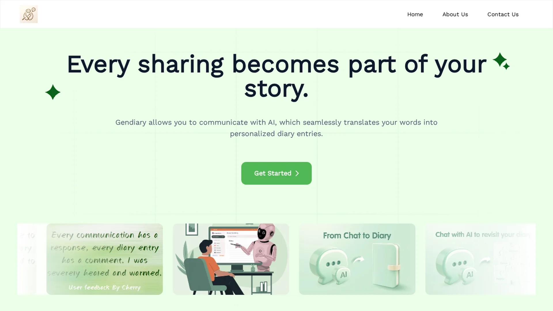 gendiary homepage