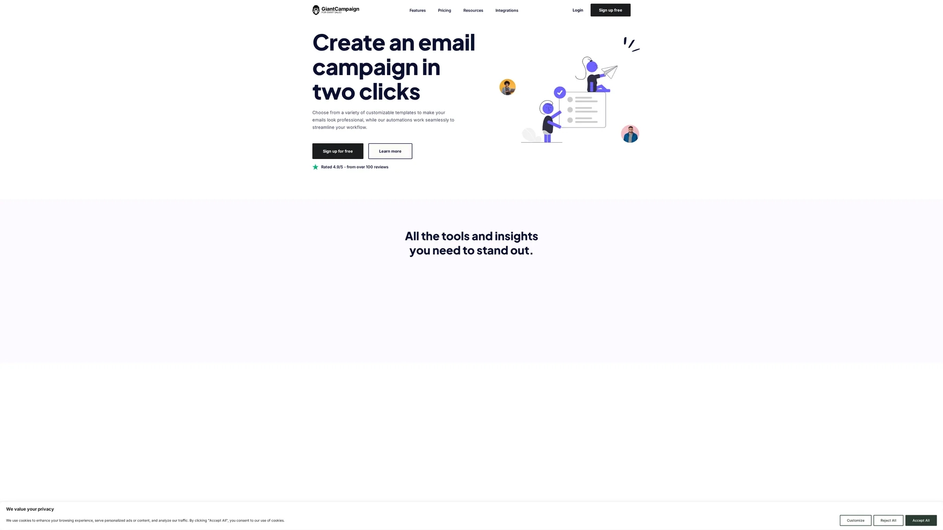 giantcampaign homepage