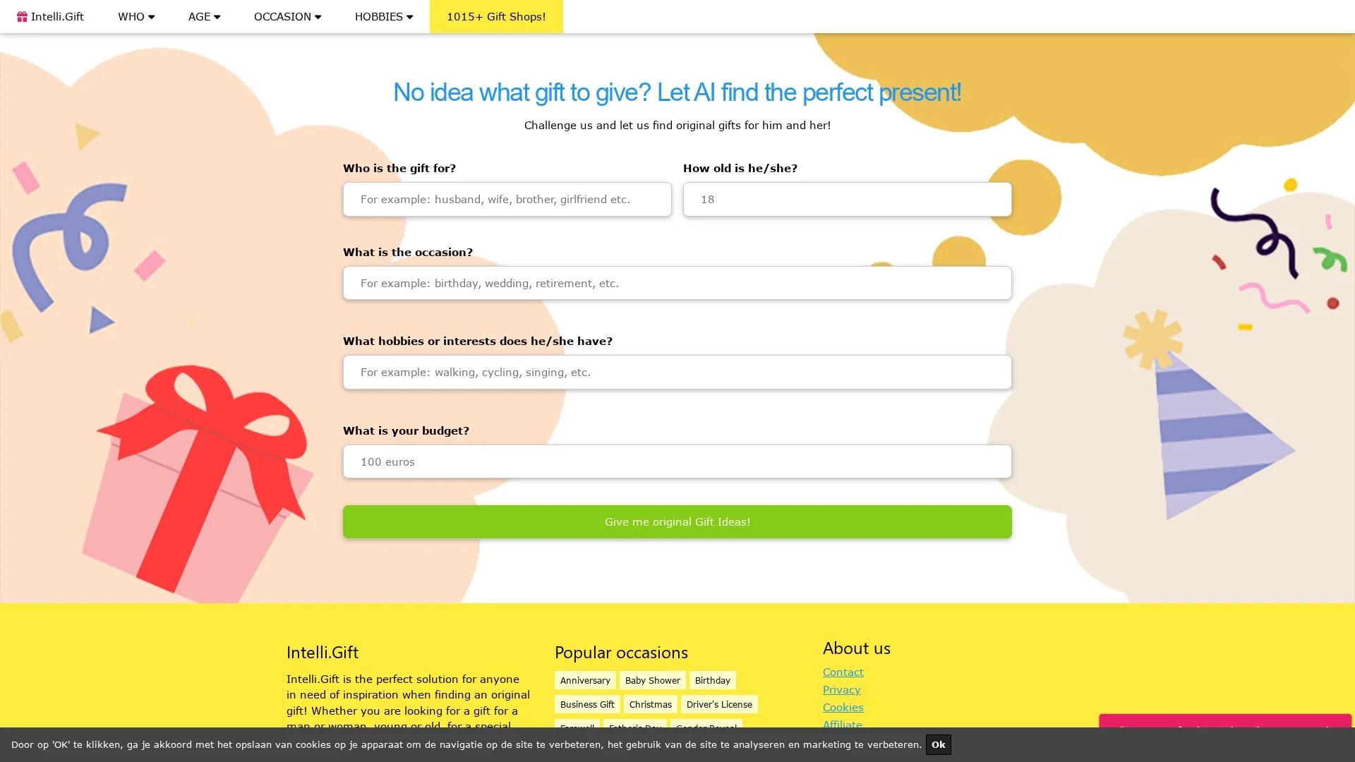giftastic-ai homepage