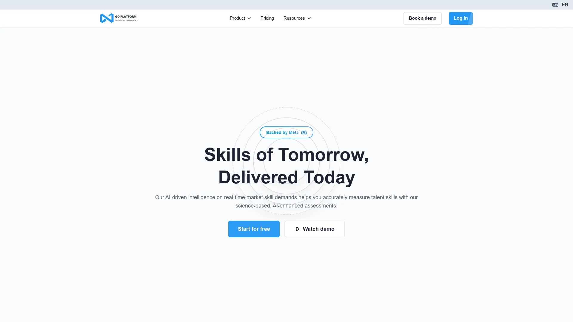 go-platform homepage