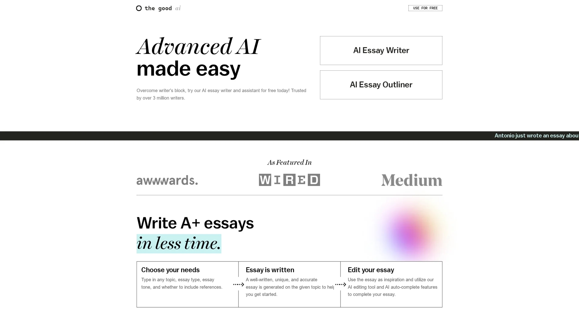 good-ai homepage