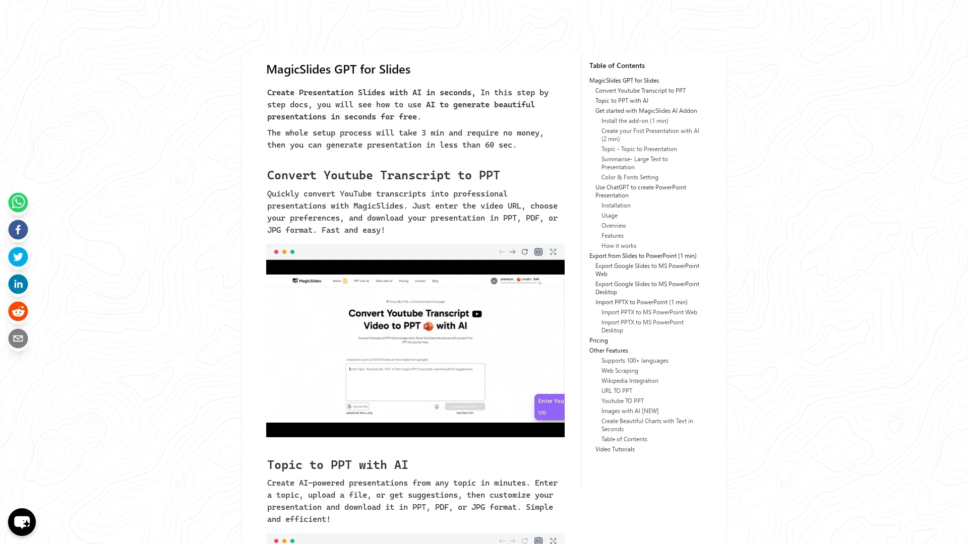 gpt-for-slides homepage