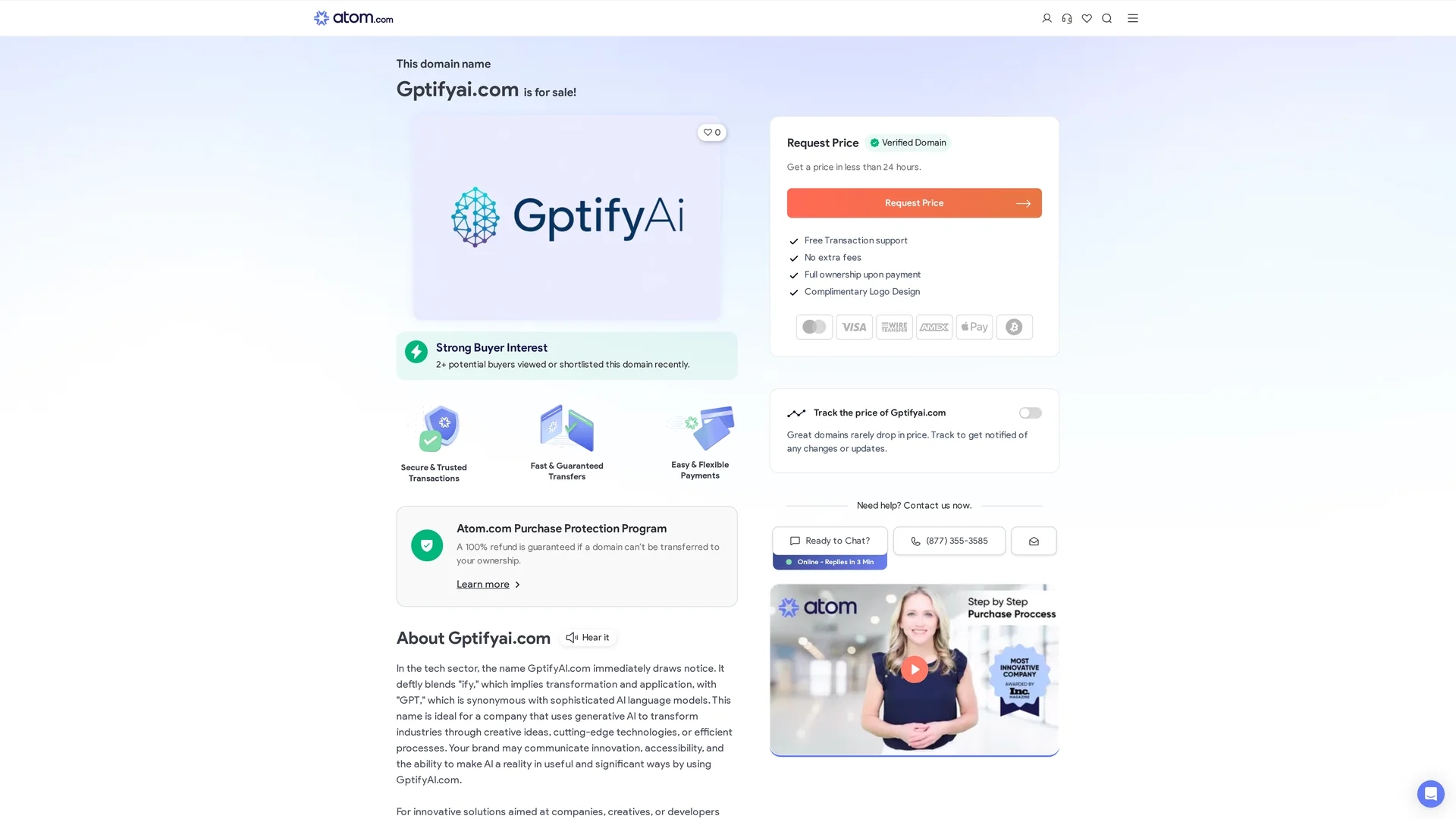 gptify homepage