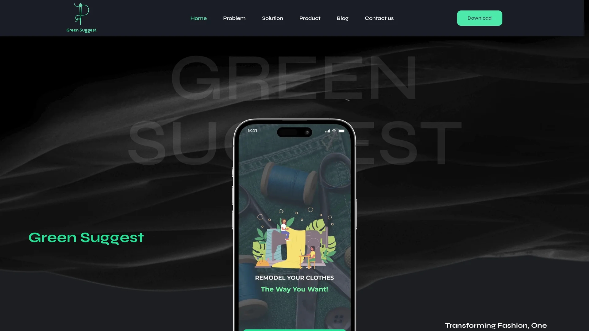 green-suggest homepage