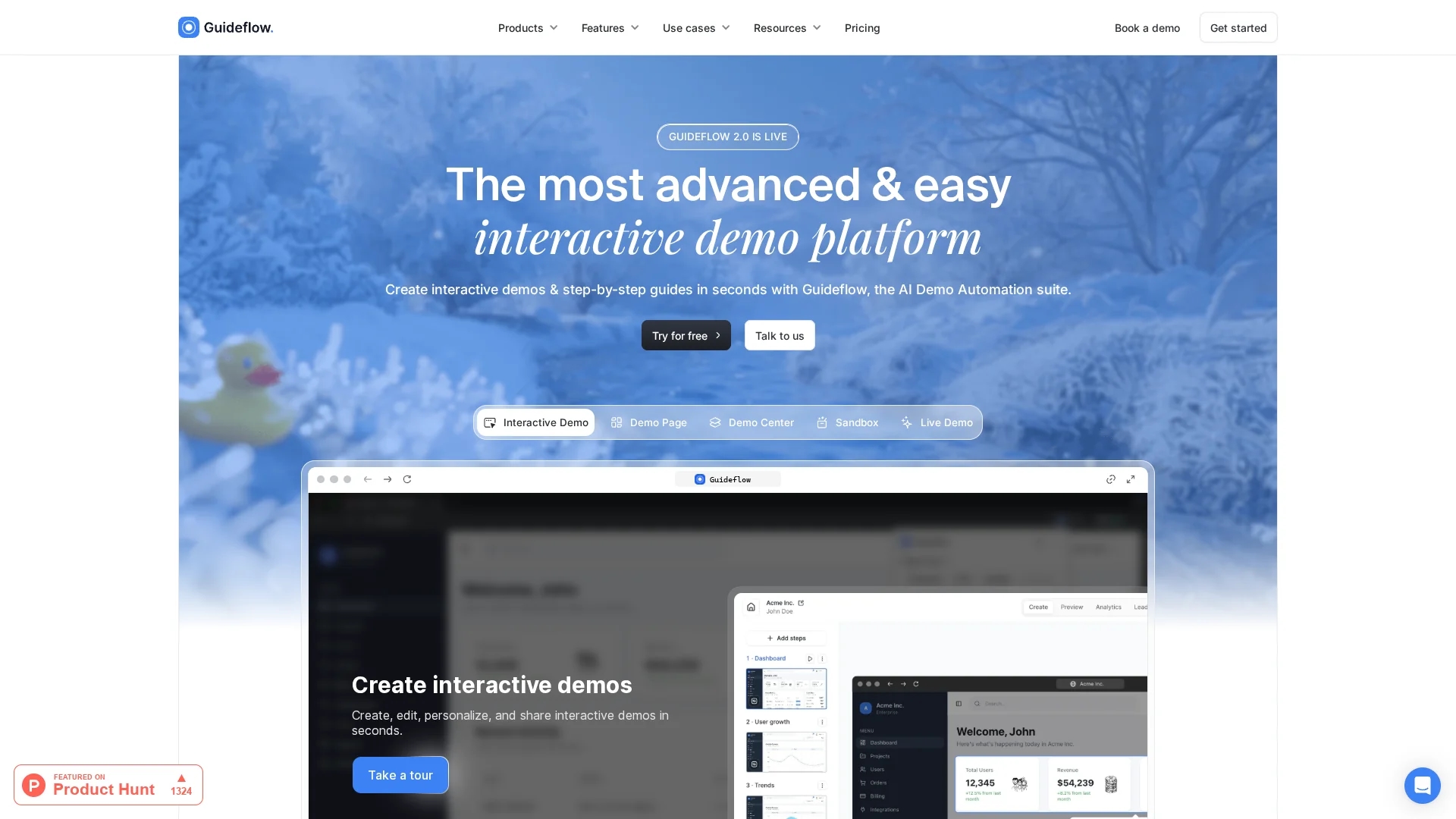 guideflow homepage
