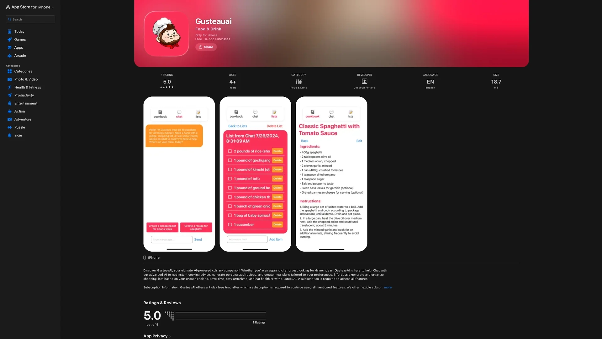 gusteauai homepage