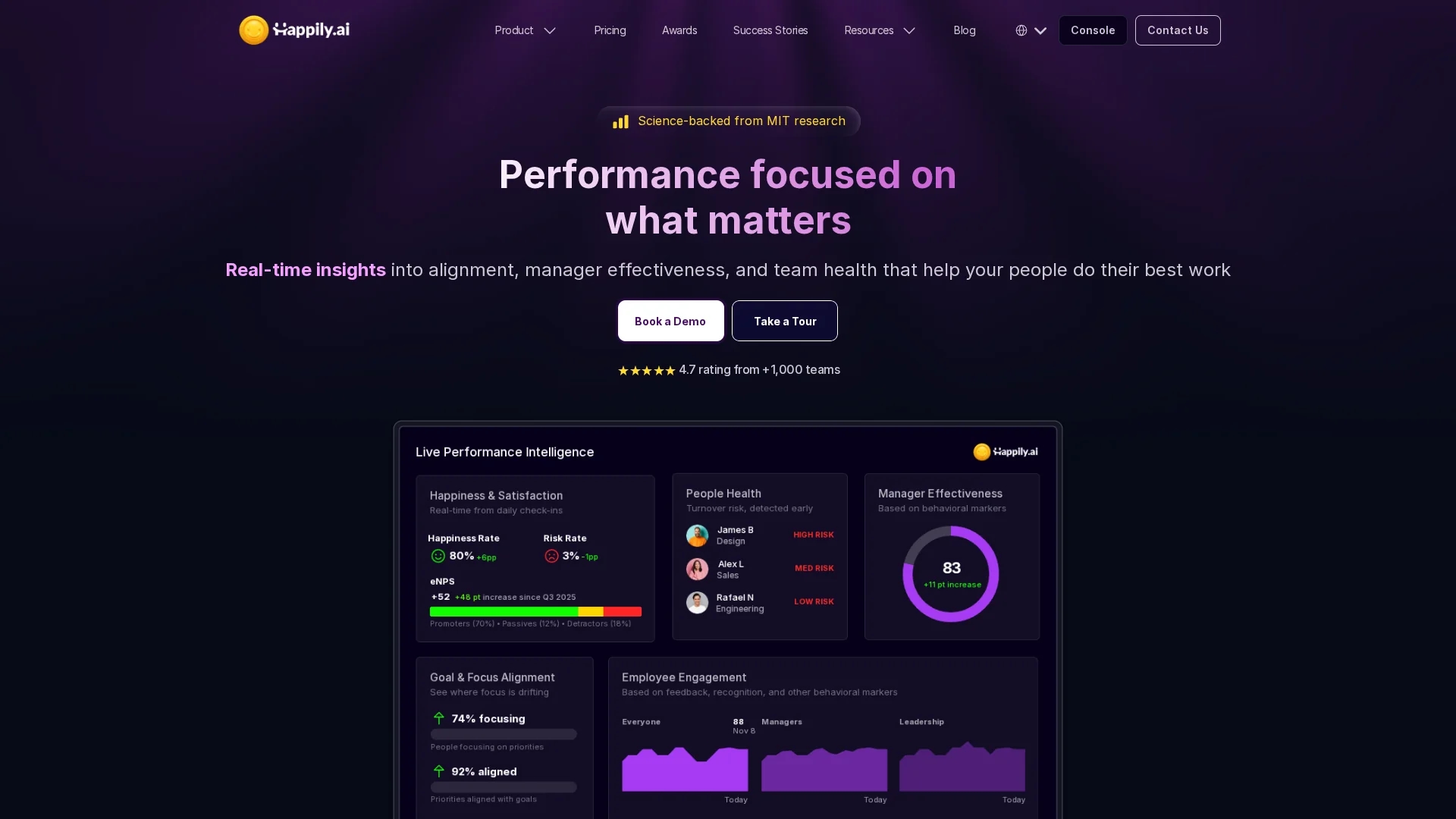 happily-ai homepage