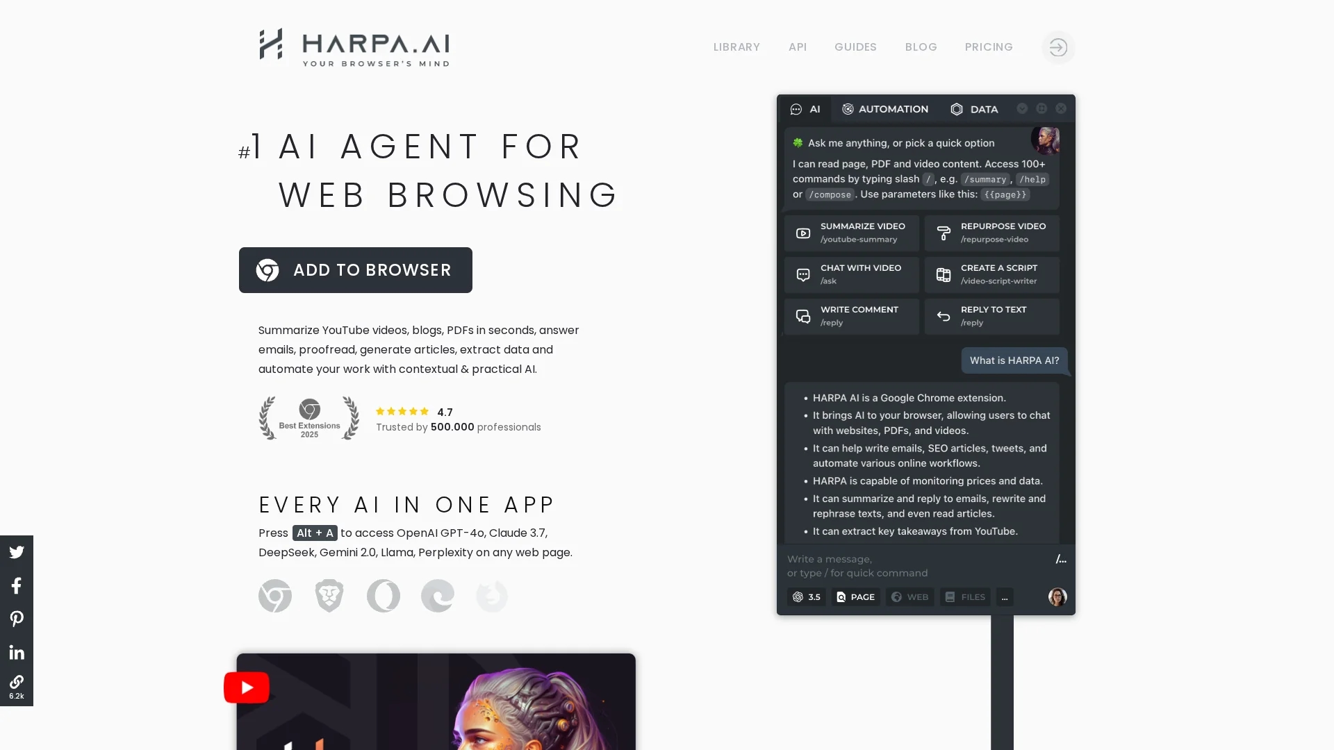 harpa-ai homepage