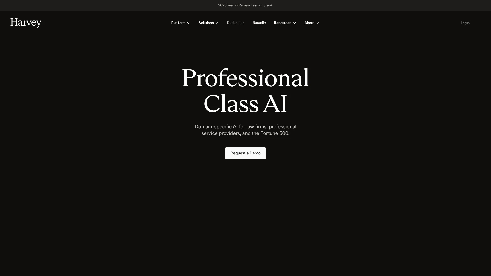 harvey-ai homepage