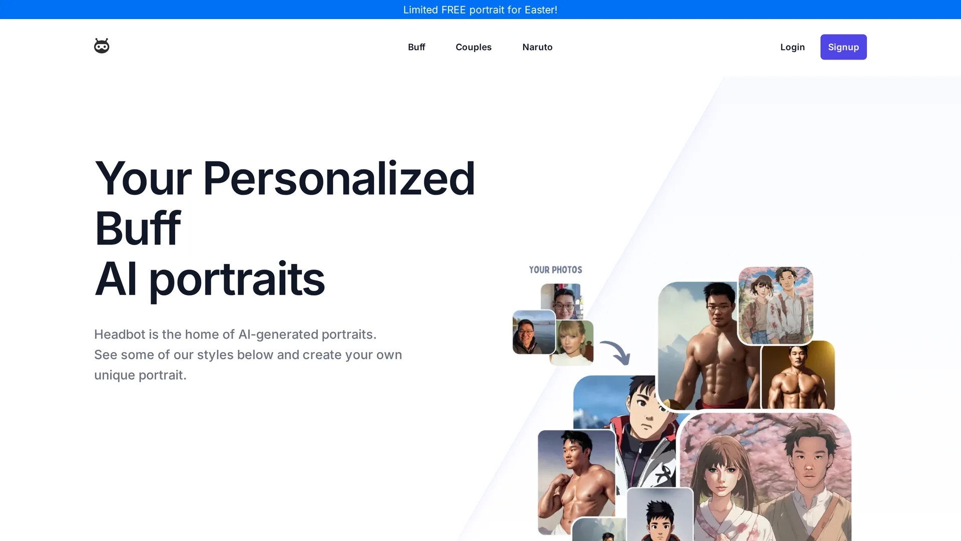 headbot homepage