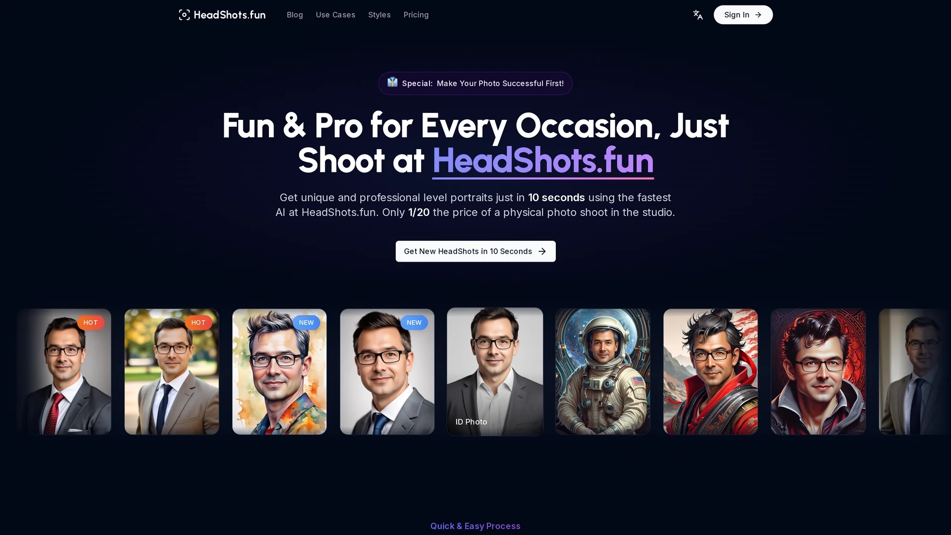 headshots-fun homepage
