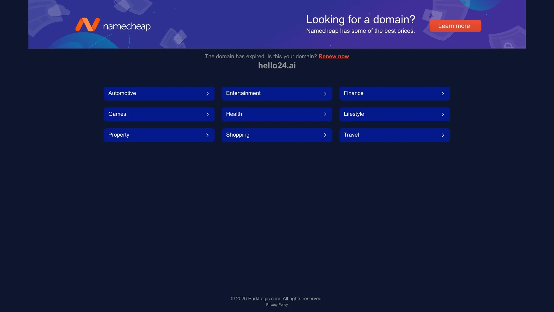 hello24ai homepage