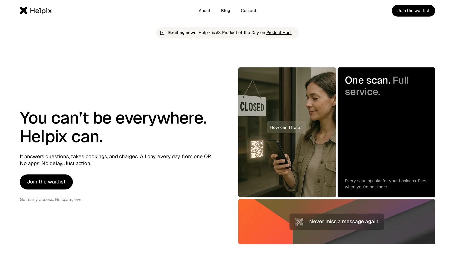 helpix-ai homepage