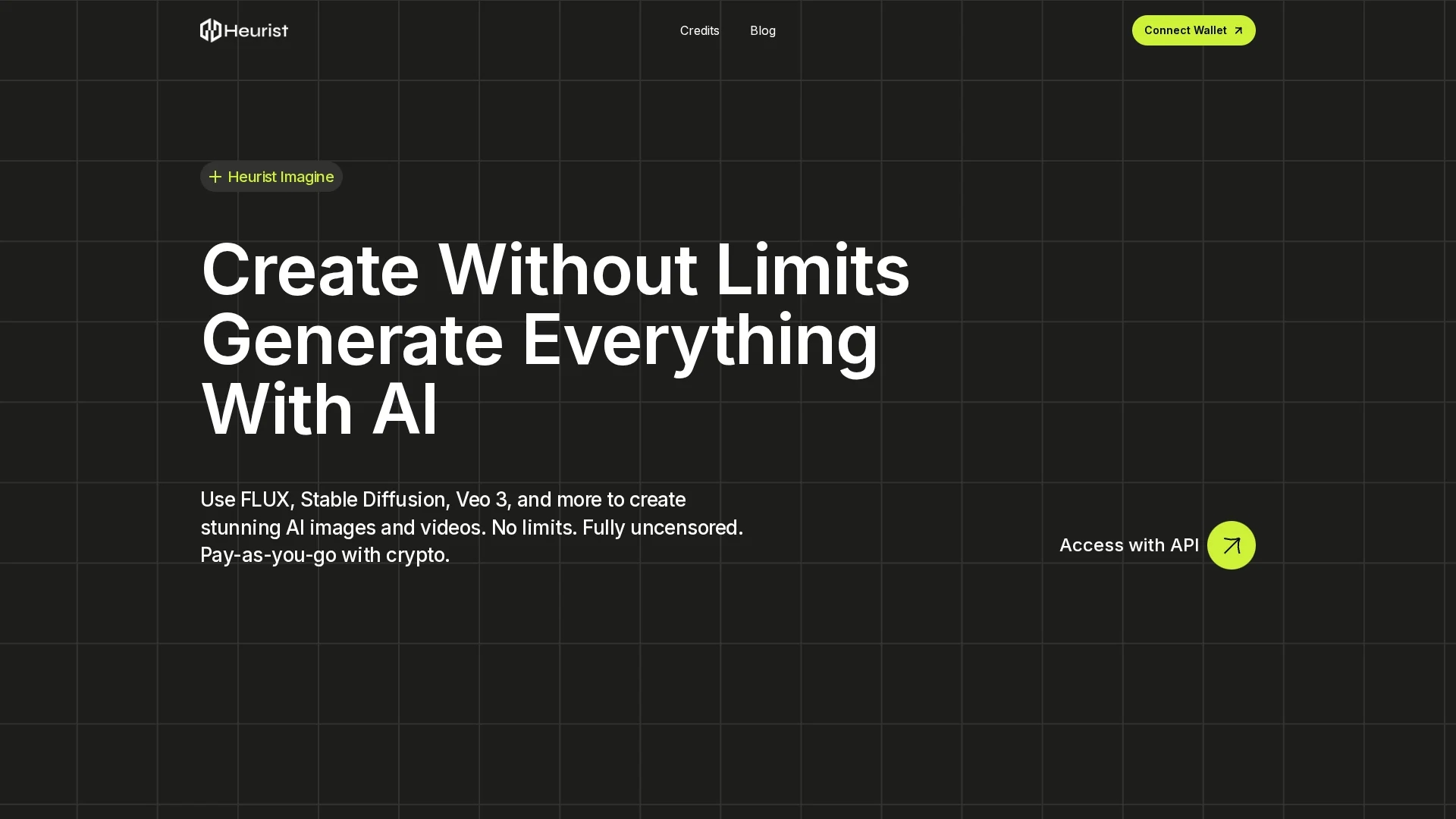 heurist-imagine homepage