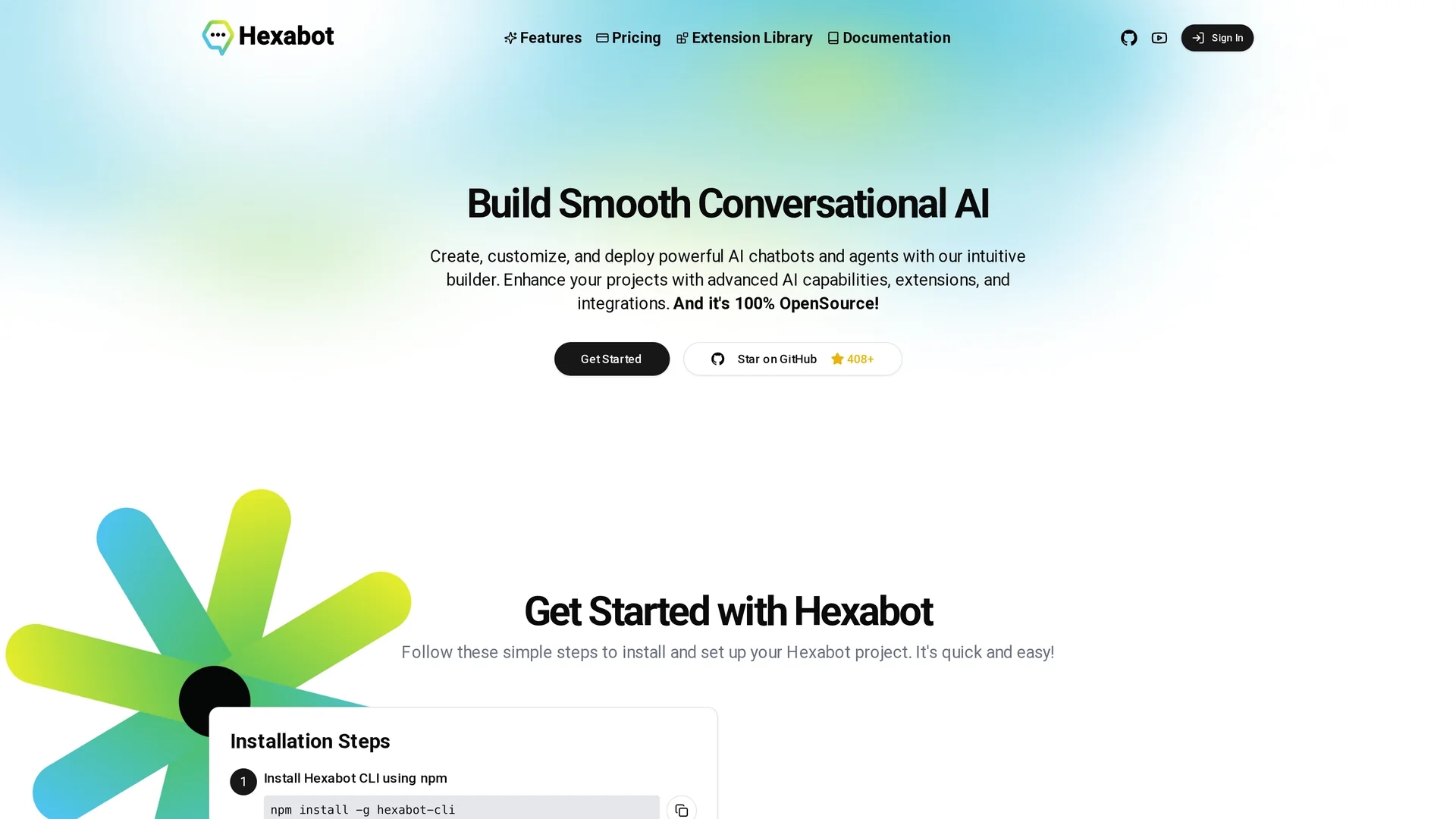 hexabot homepage
