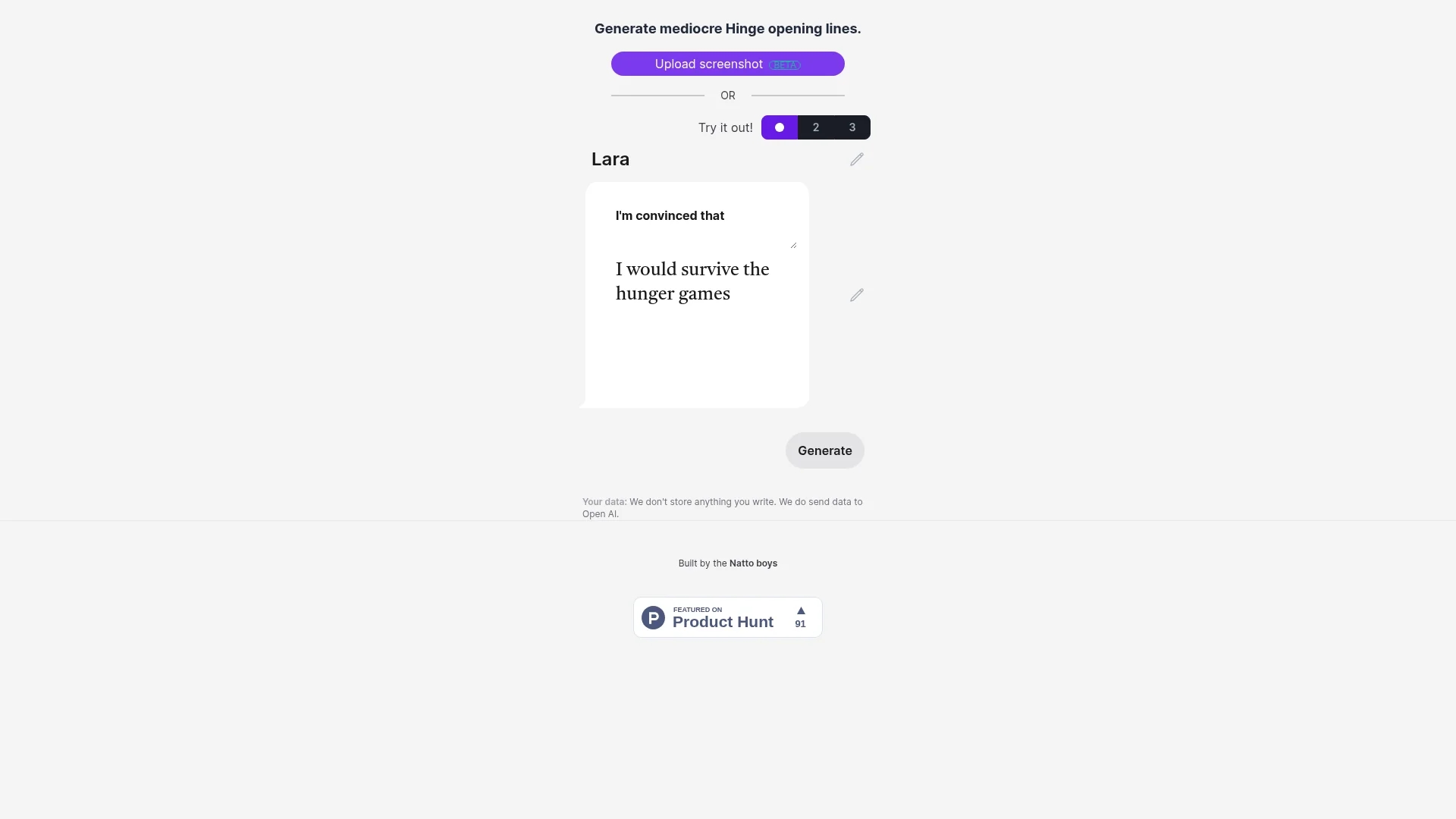 hingegpt homepage