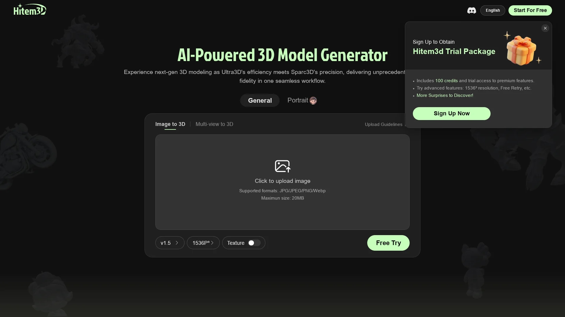hitem3d homepage