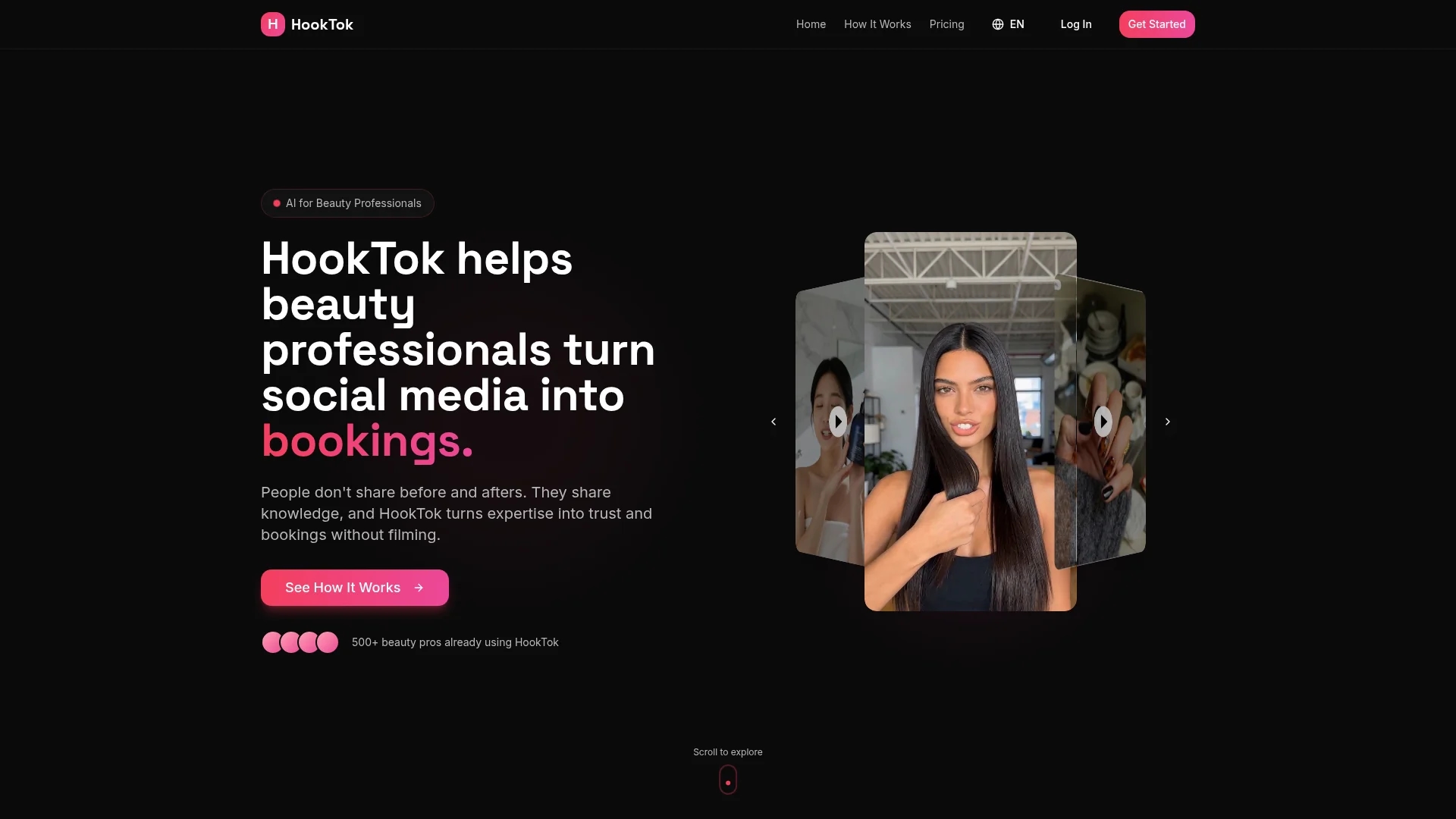 hooktok-ai homepage