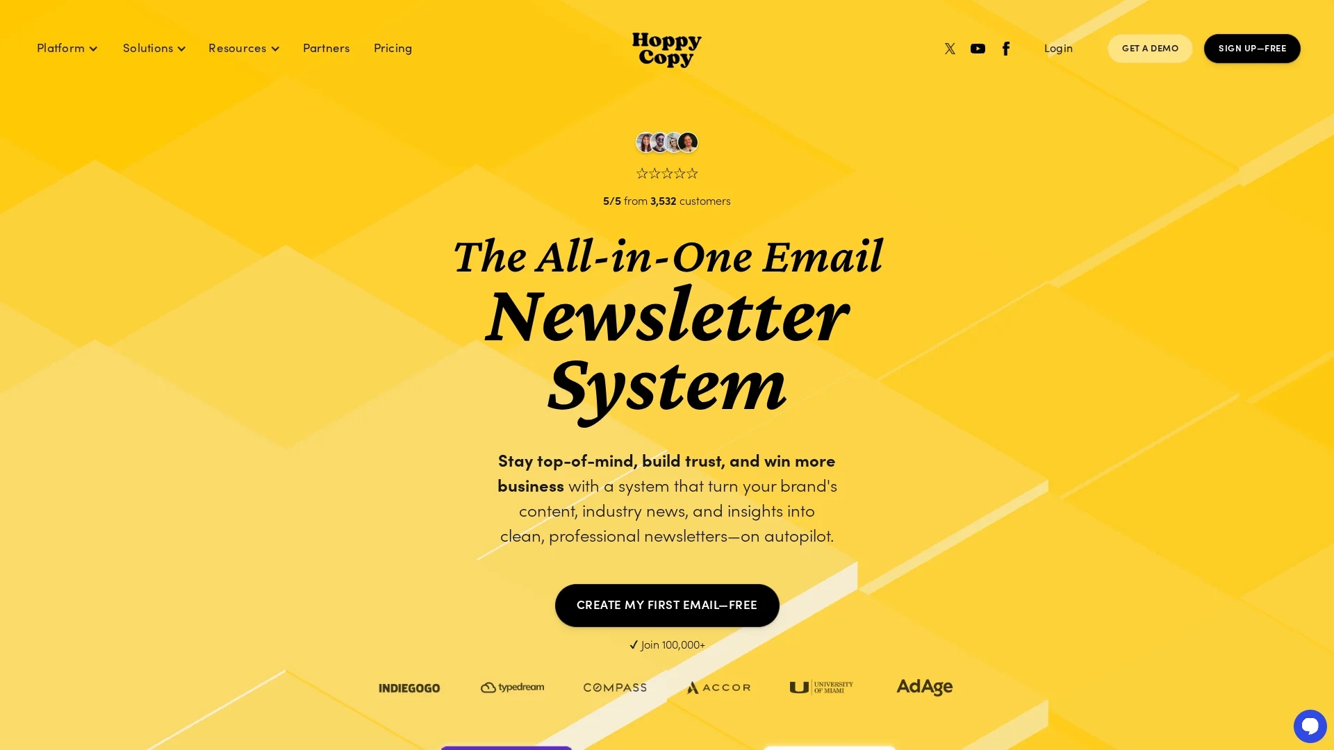 hoppycopy homepage