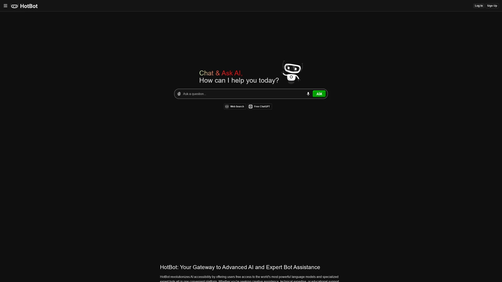 hotbot homepage
