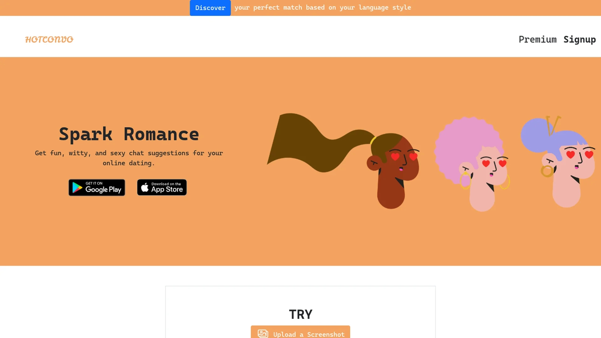 hotconvo homepage