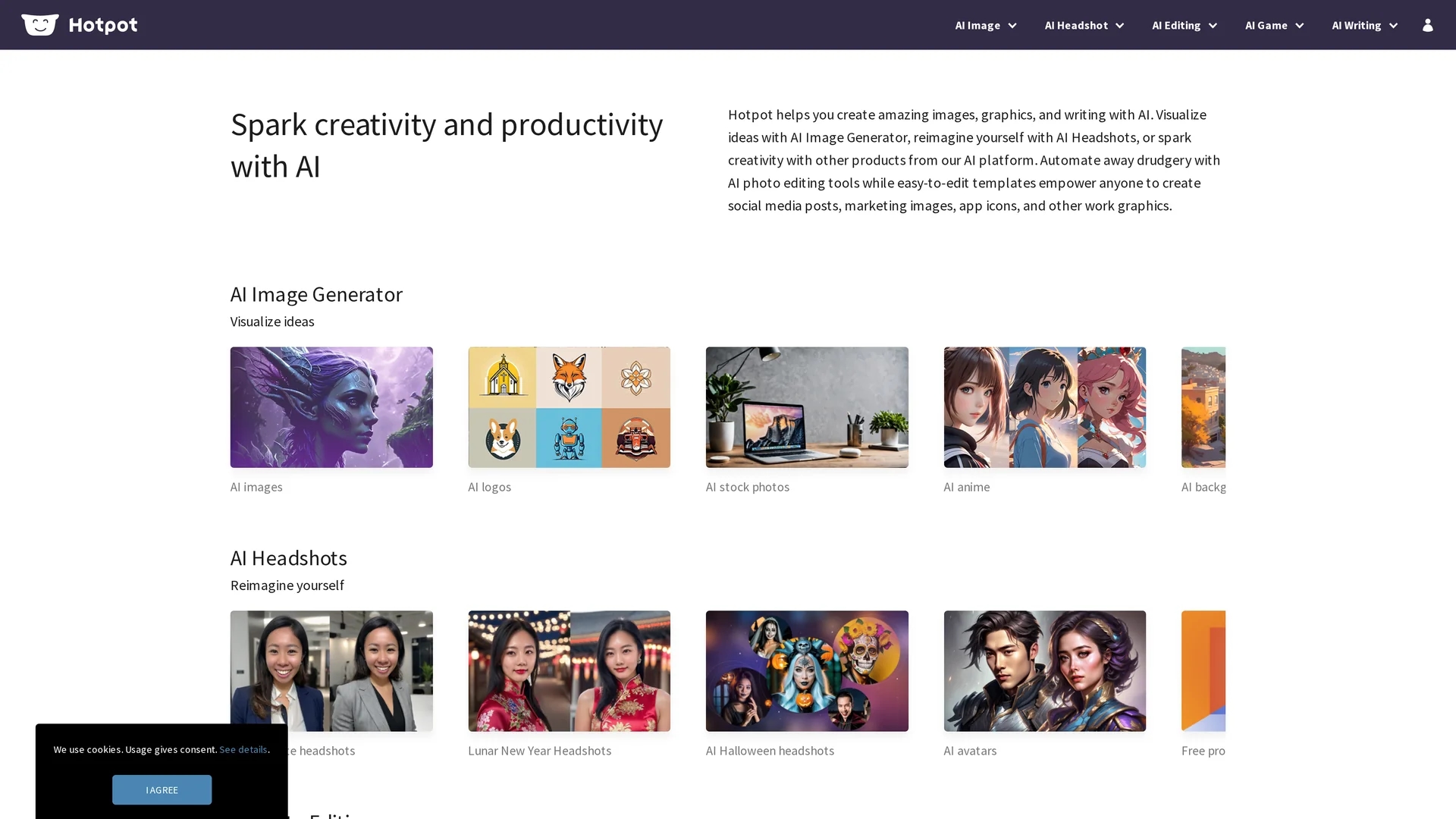 hotpot-ai homepage