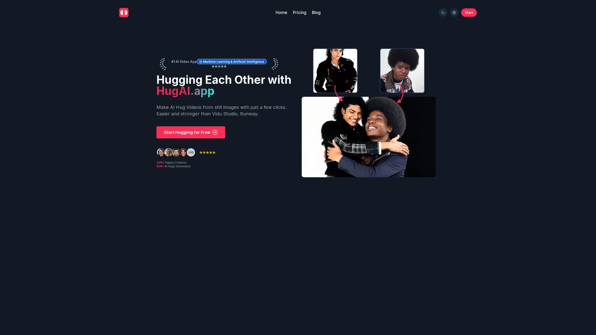 hug-ai homepage