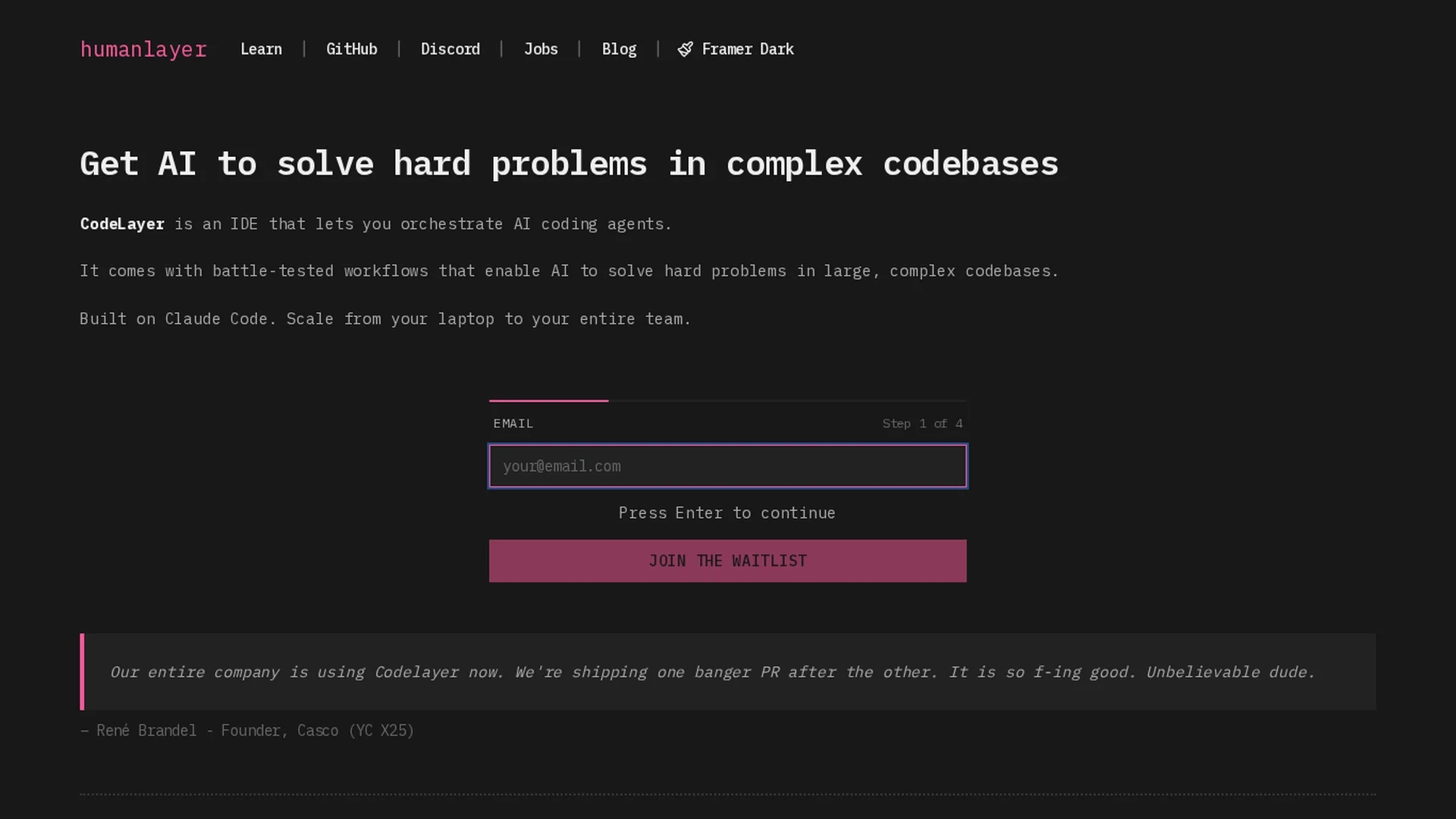humanlayer homepage