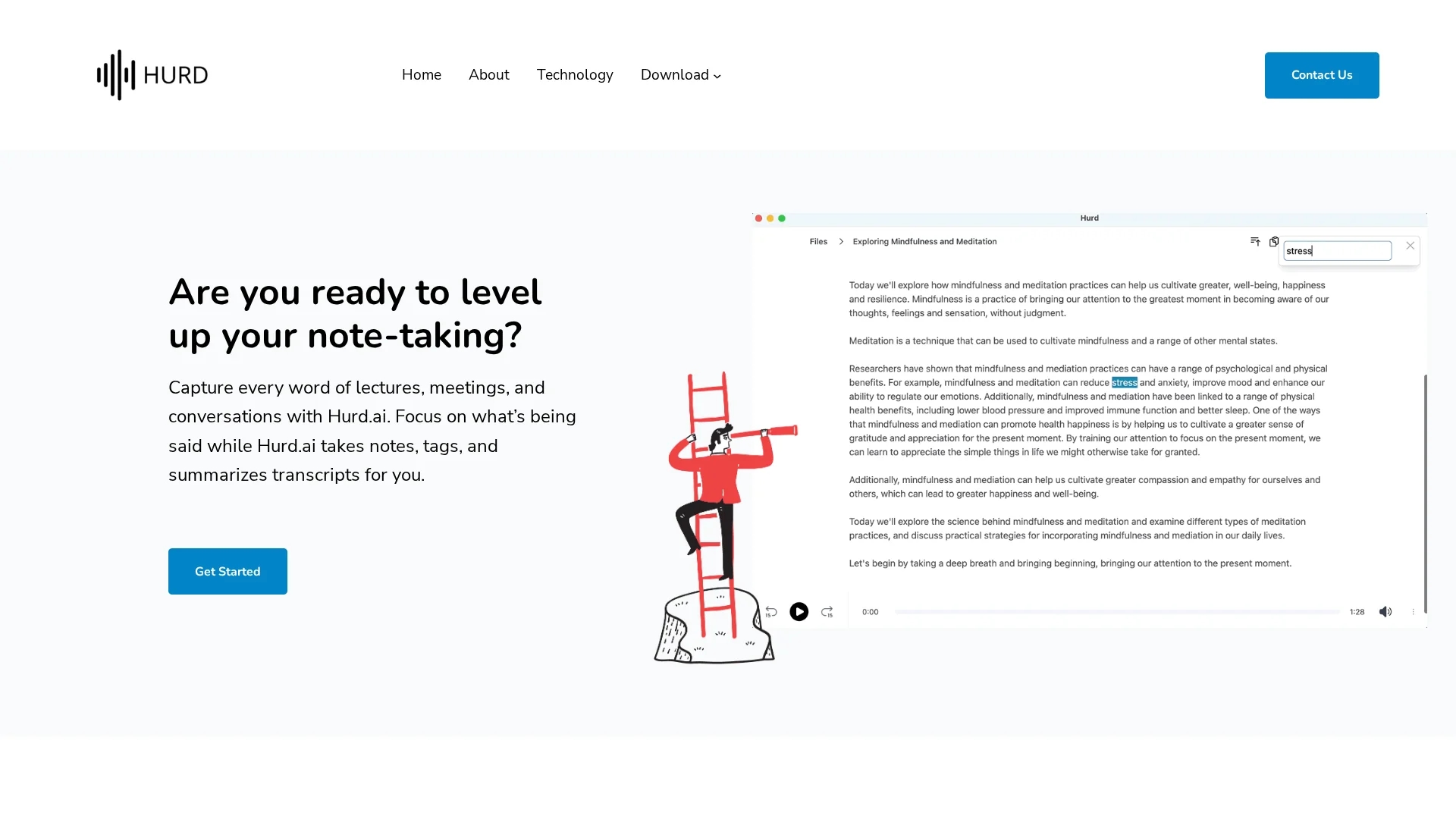 hurd-ai-beta homepage