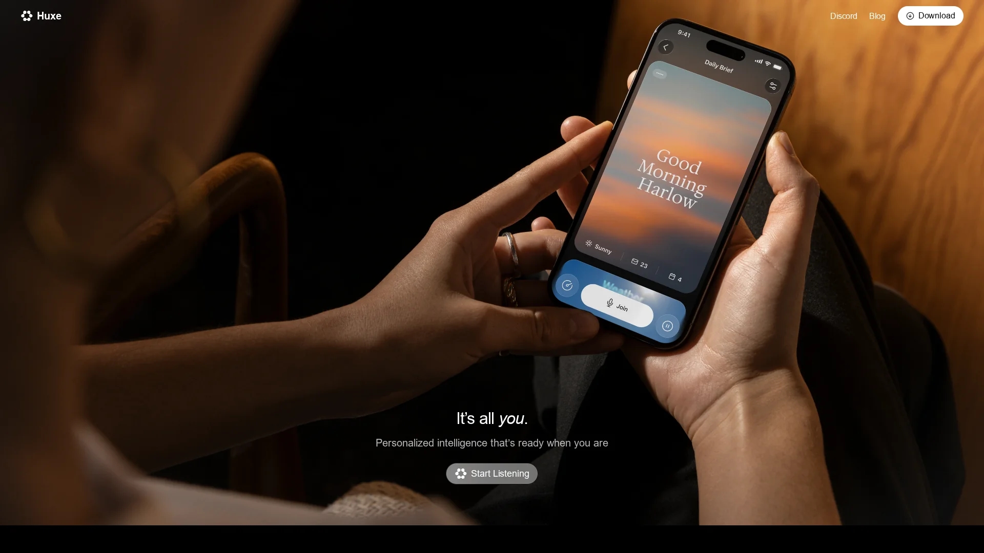 huxe homepage