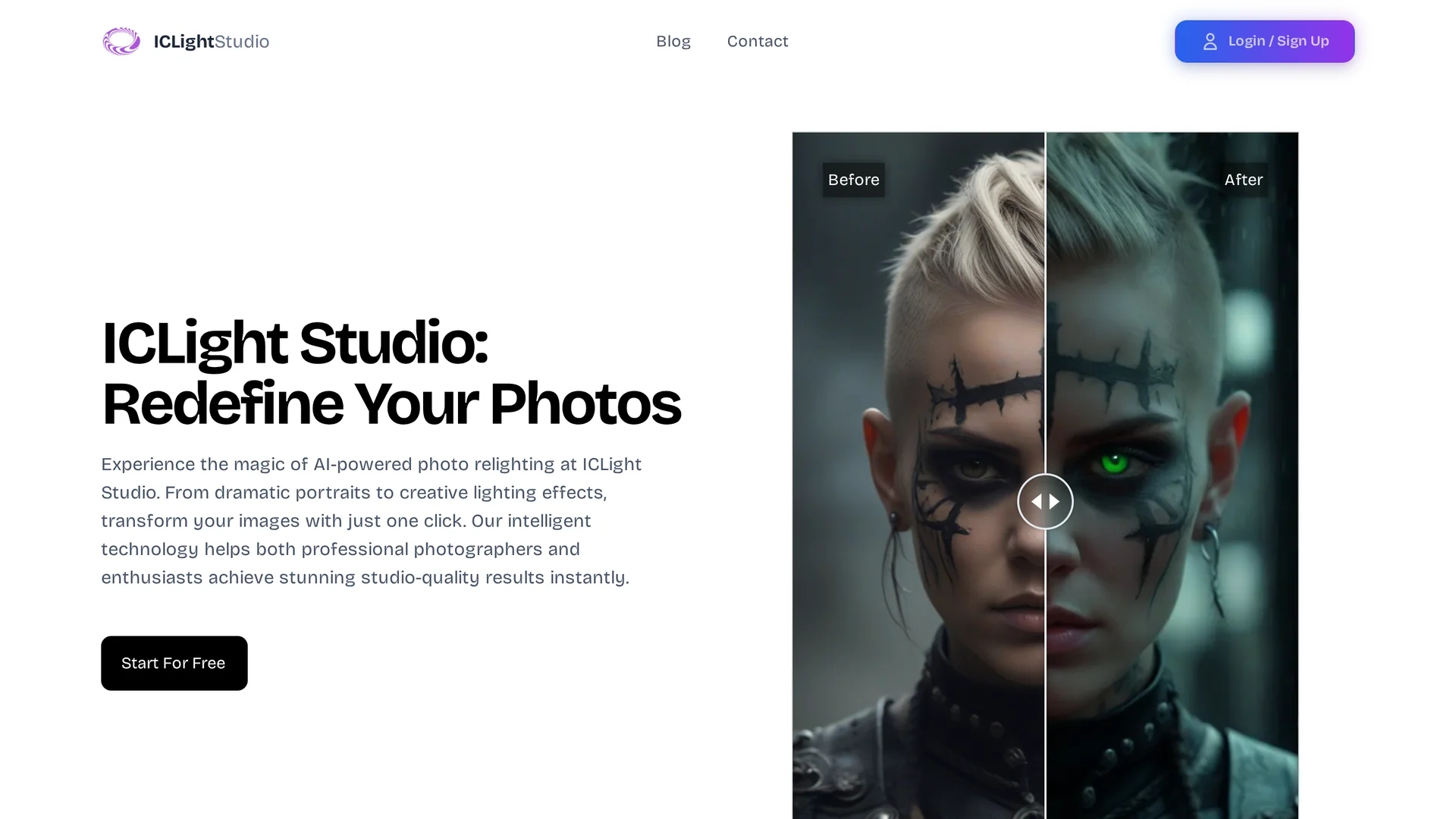 iclight-studio homepage
