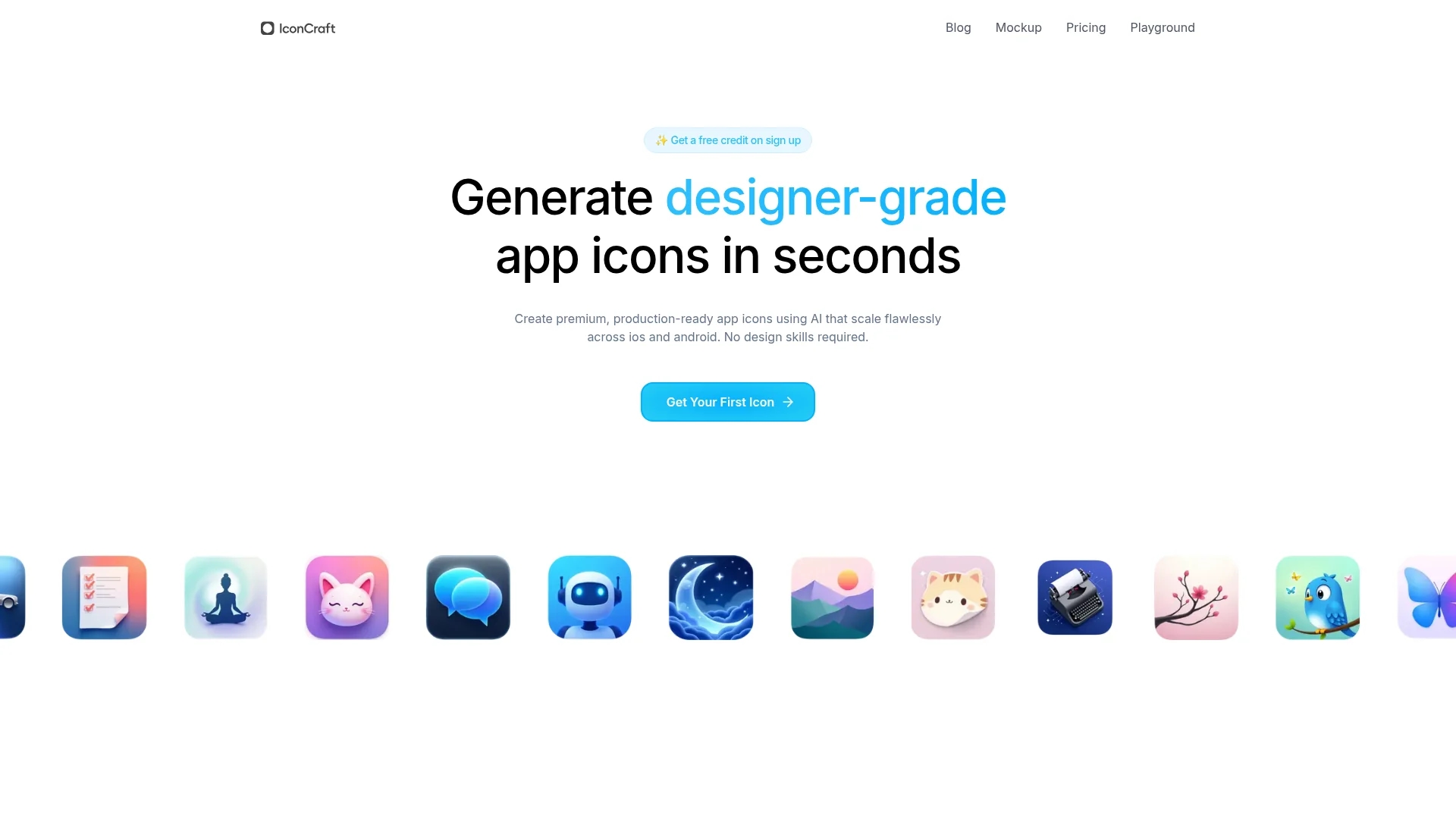 iconcraft-ai homepage