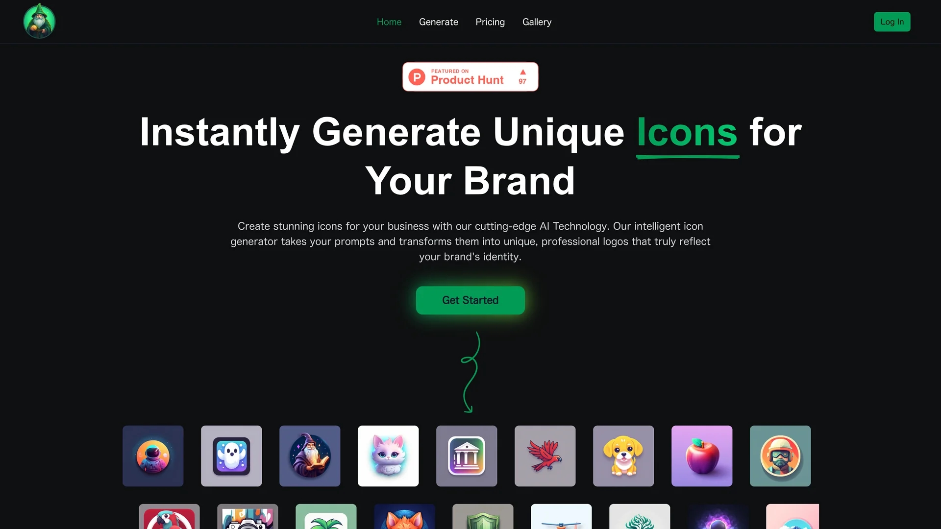 iconwizardai homepage