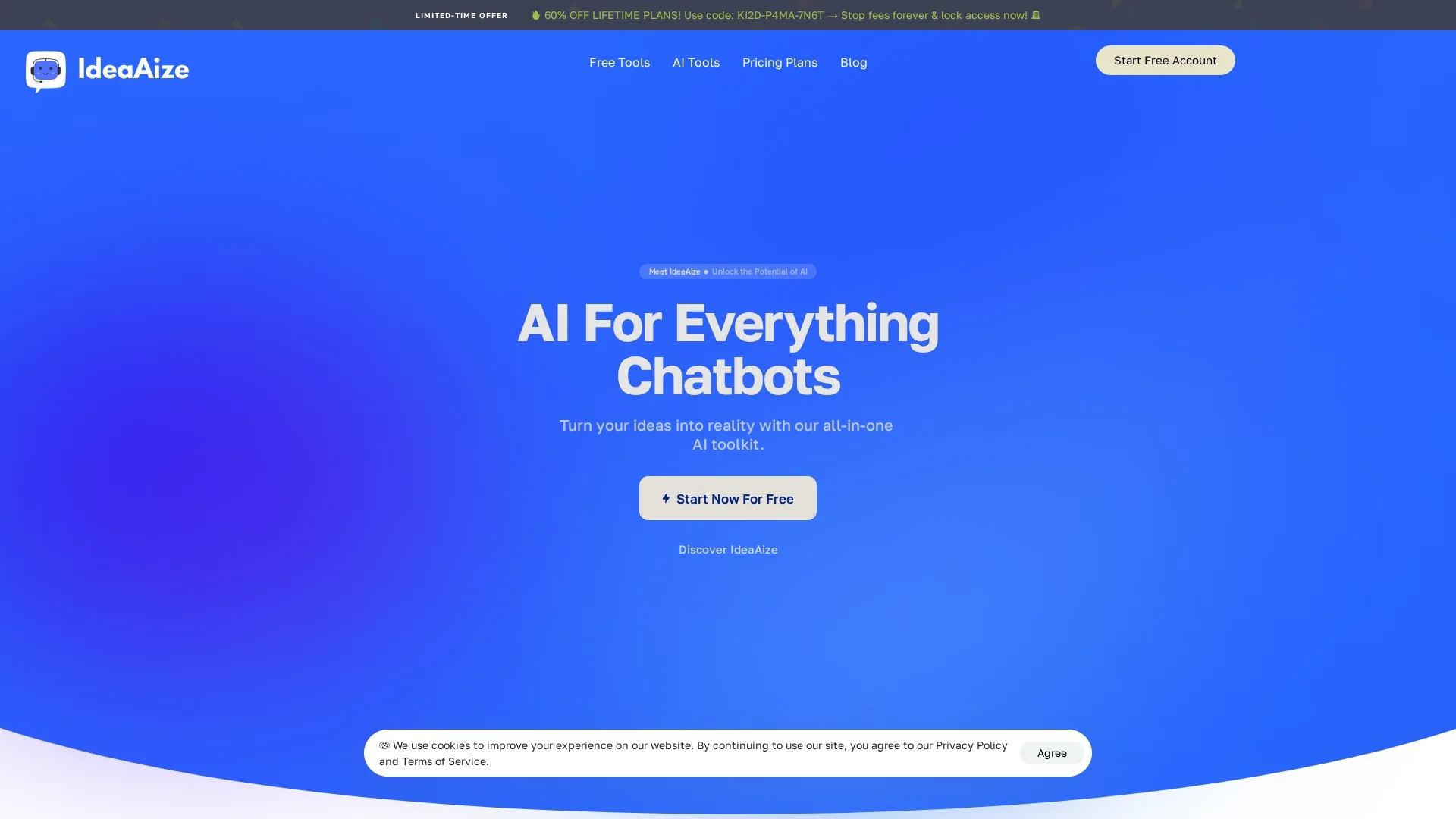 ideaaize homepage
