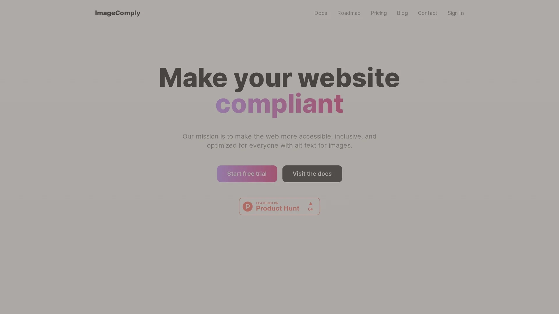 imagecomply homepage