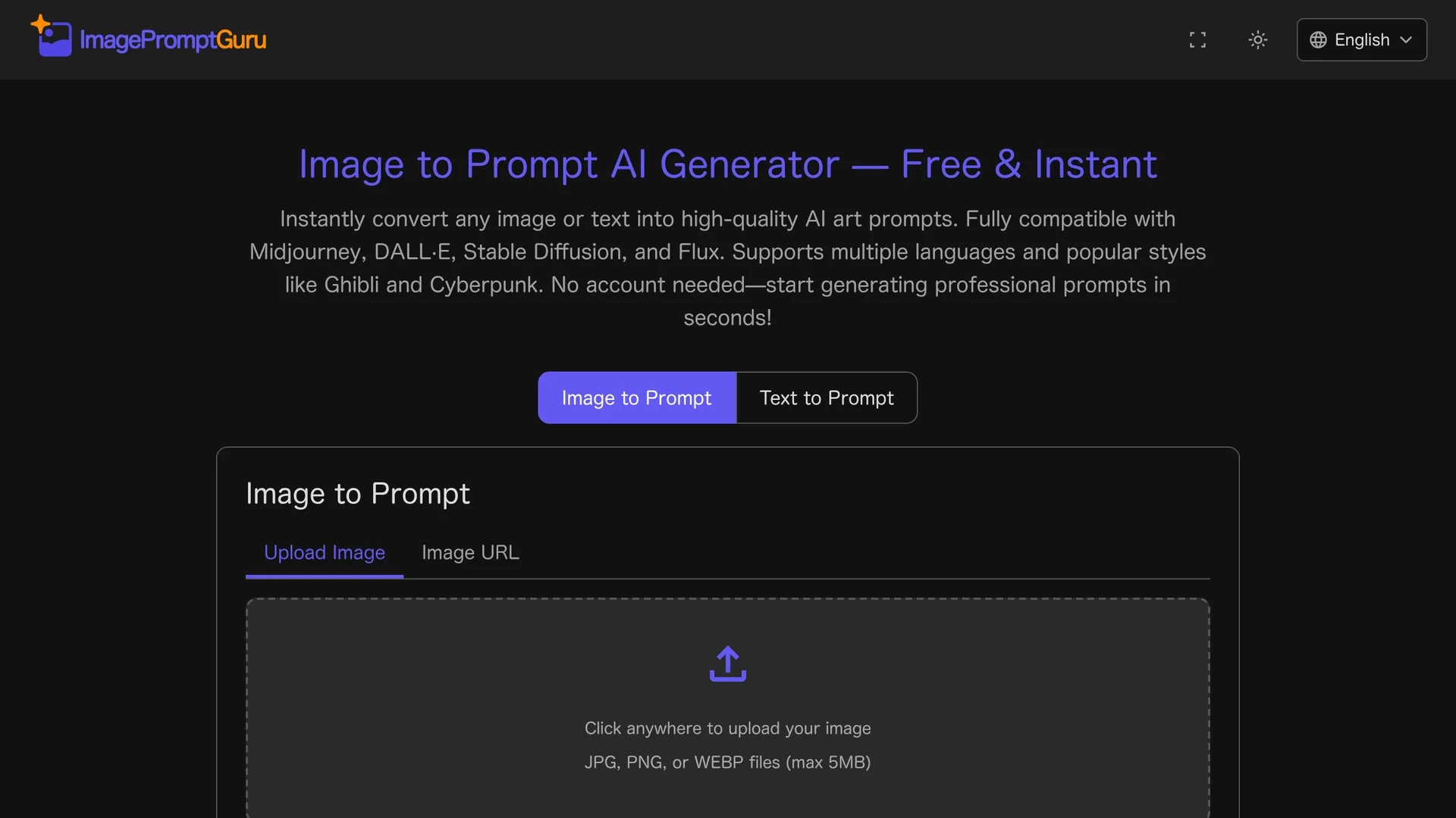 imagepromptguru-net homepage