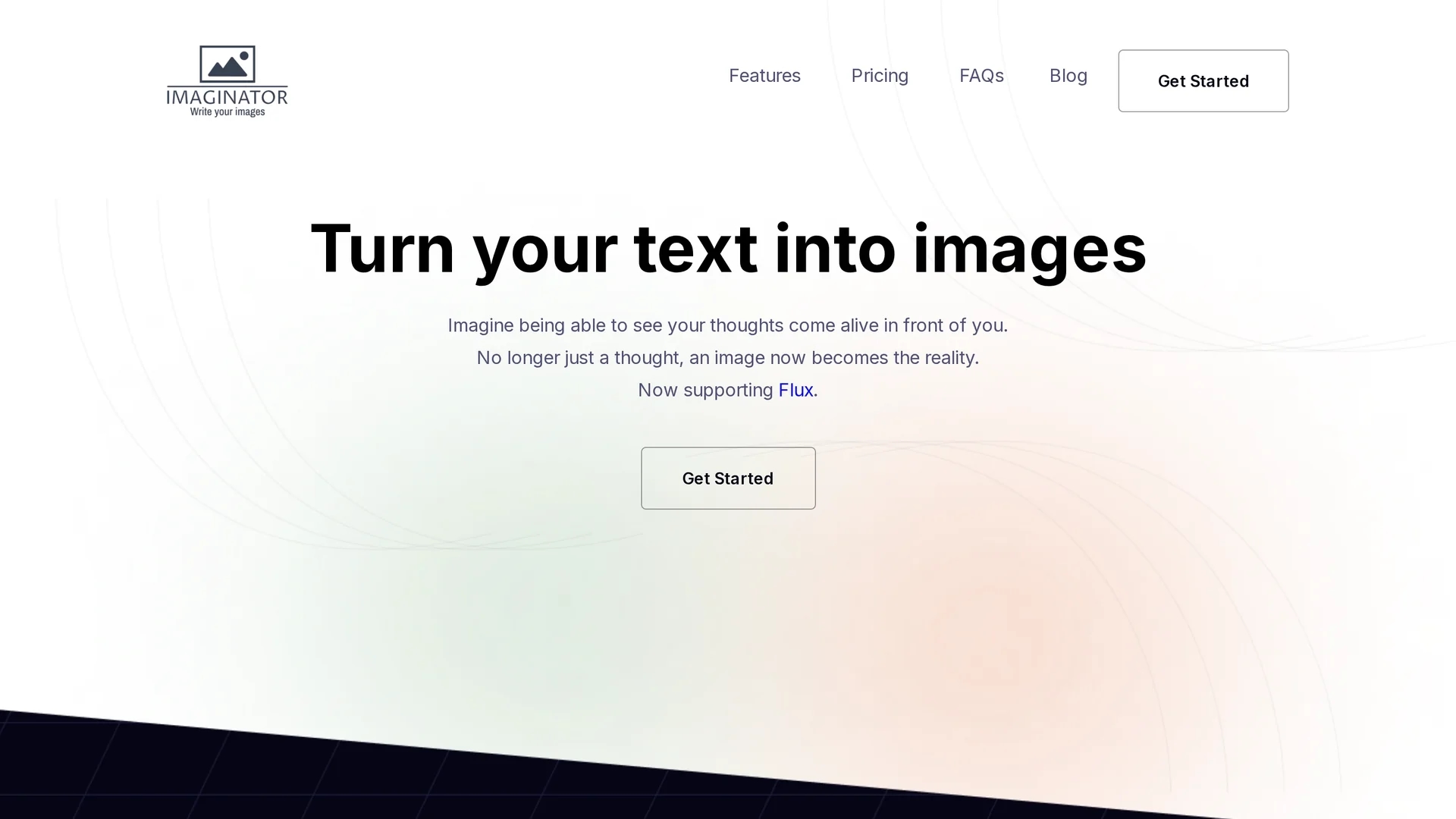 imaginator homepage