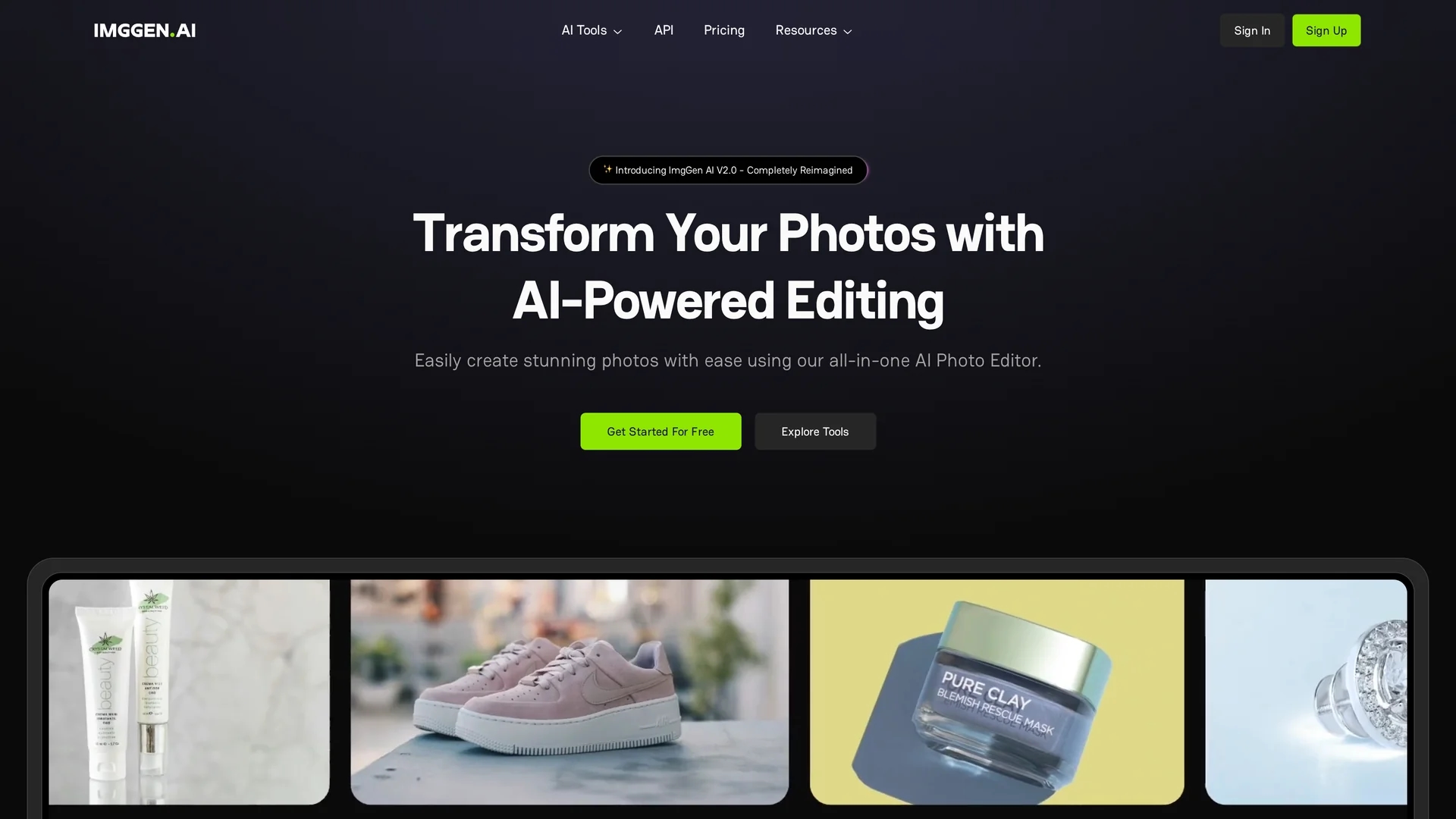imggen homepage