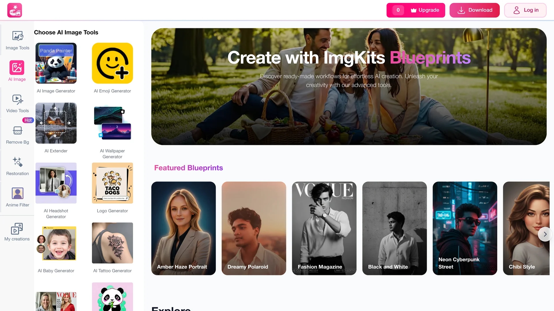 imgkits-image-editor homepage