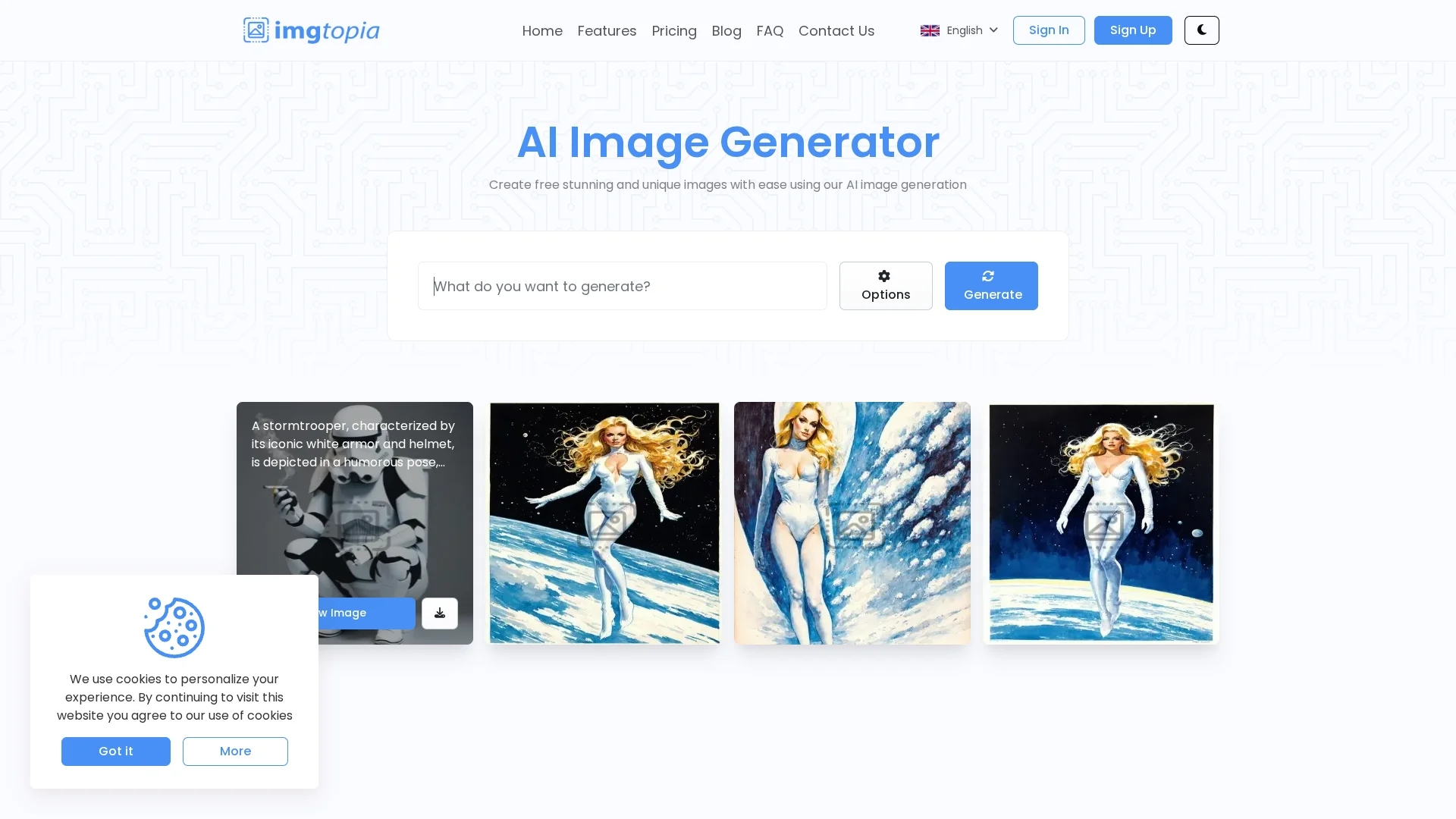 imgtopia homepage