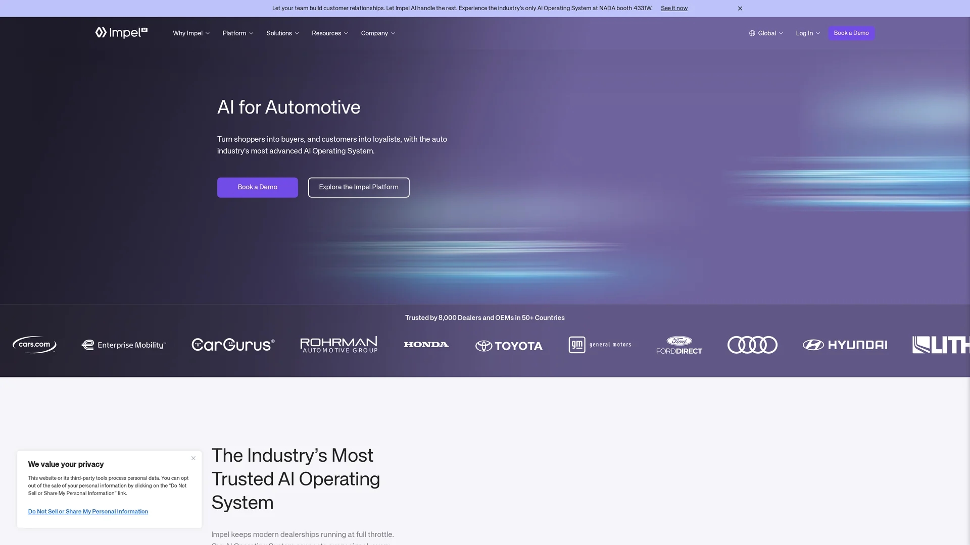 impel-ai homepage